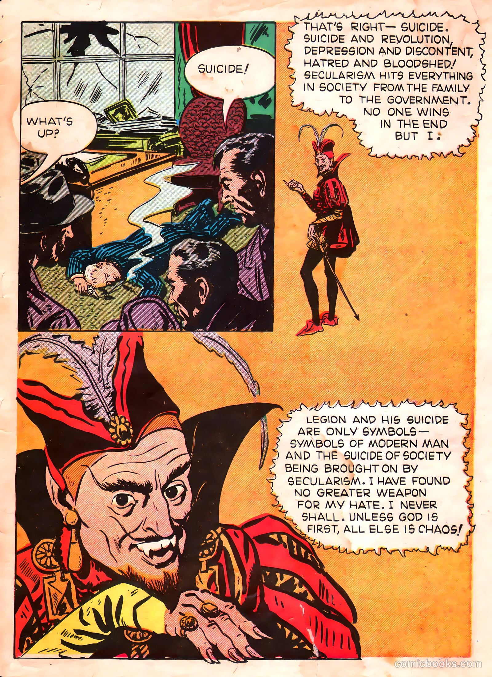 If the Devil Would Talk #1 (1950) — page 31 of 32