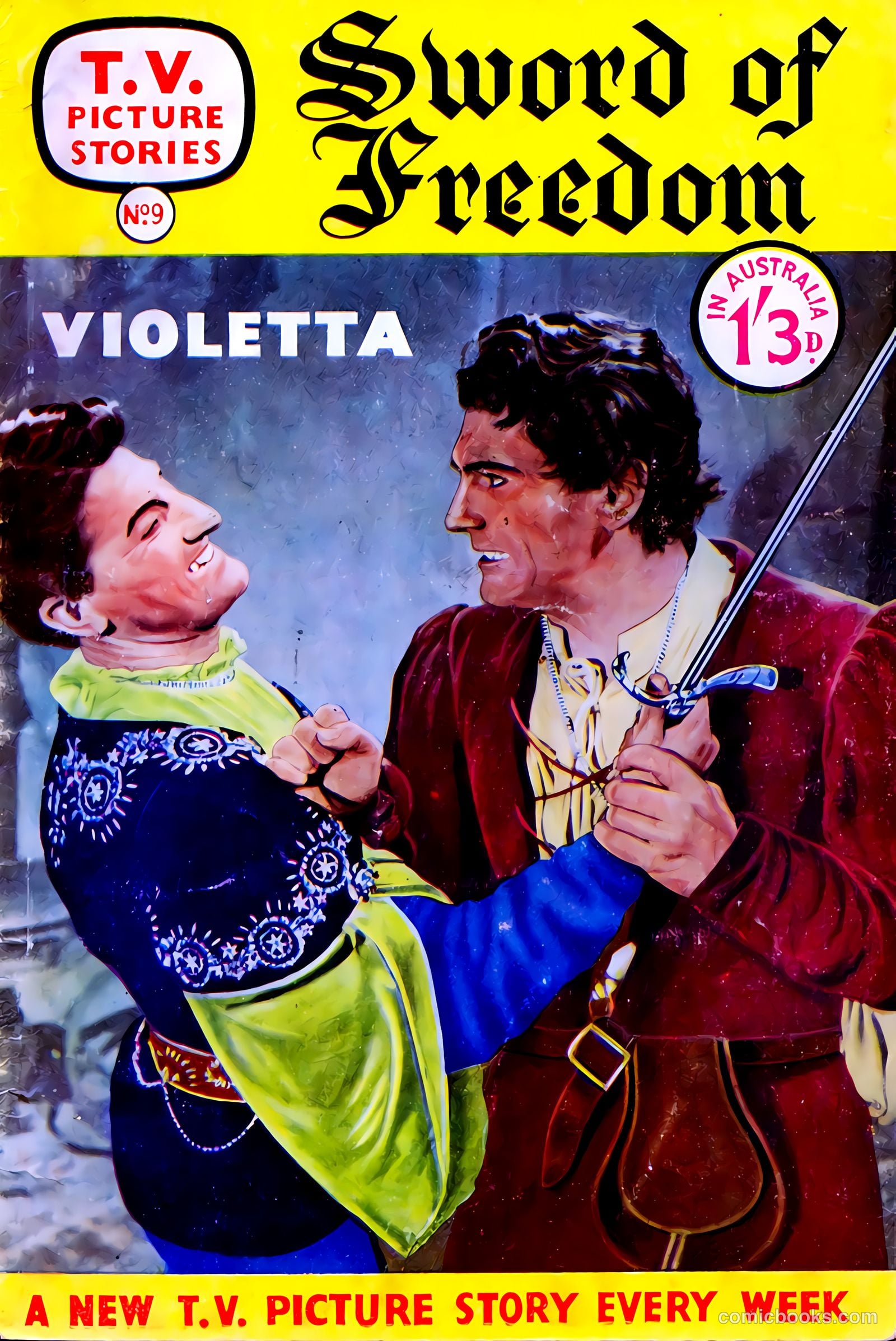 T.V. Picture Stories 9 - Sword of Freedom #1