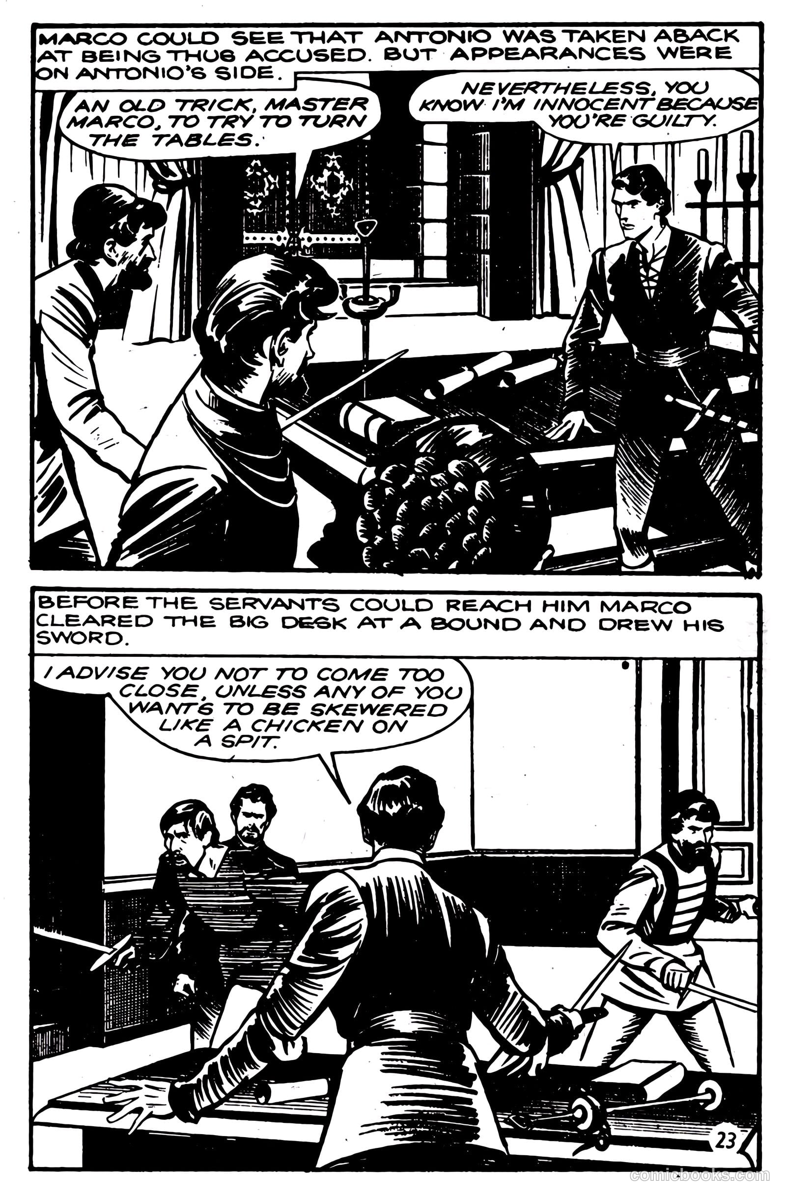 T.V. Picture Stories 9 - Sword of Freedom #1 — page 25 of 68