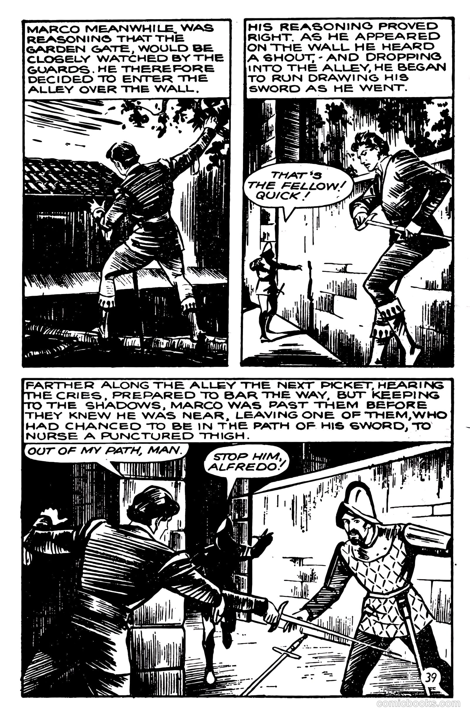 T.V. Picture Stories 9 - Sword of Freedom #1 — page 41 of 68