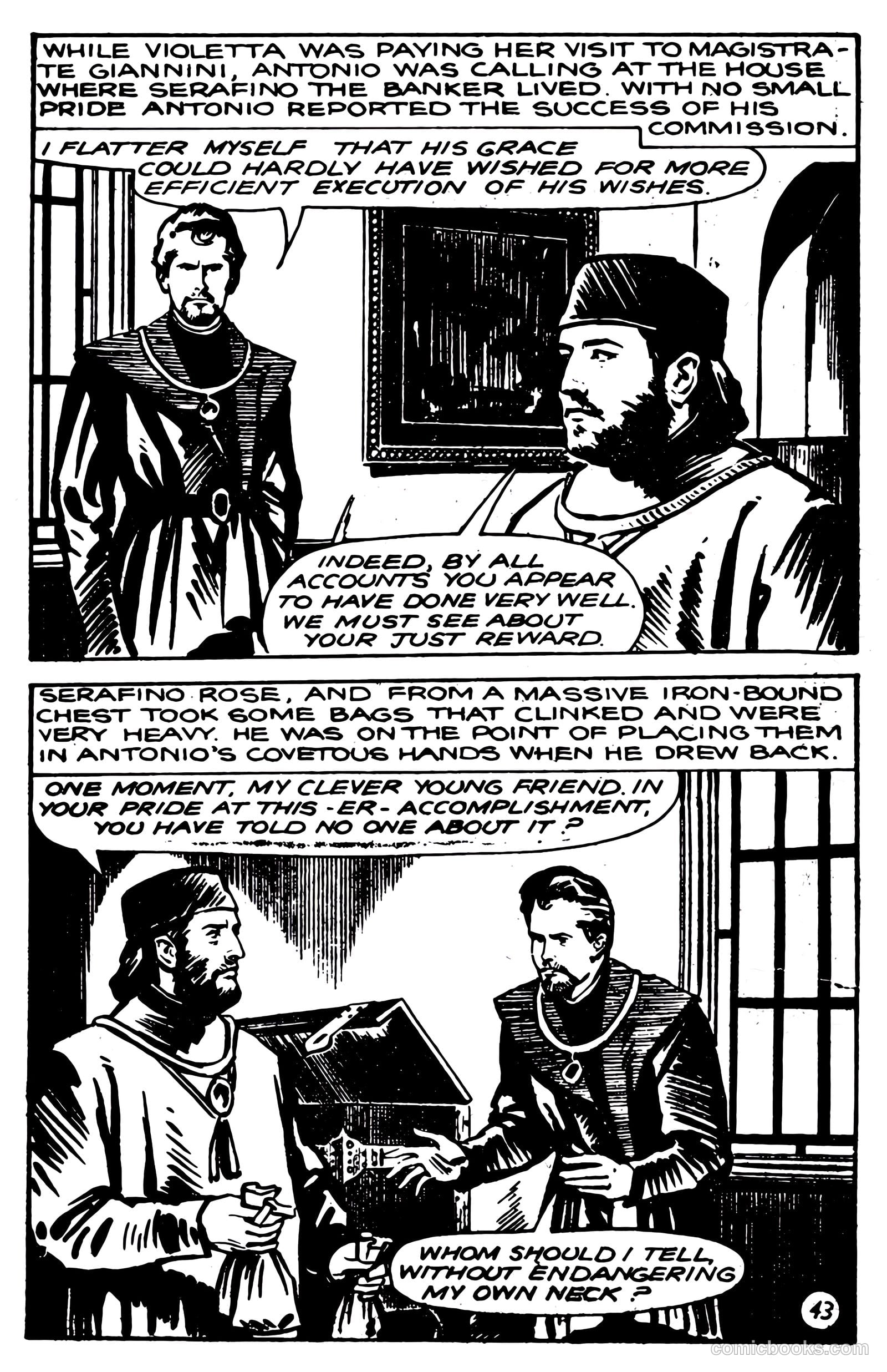 T.V. Picture Stories 9 - Sword of Freedom #1 — page 45 of 68