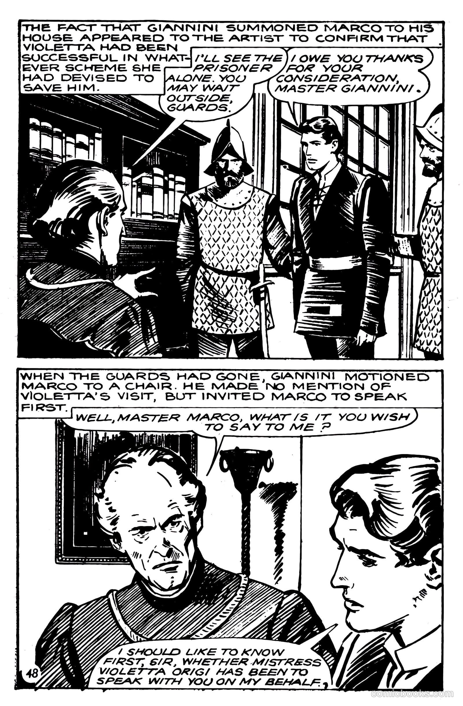 T.V. Picture Stories 9 - Sword of Freedom #1 — page 50 of 68