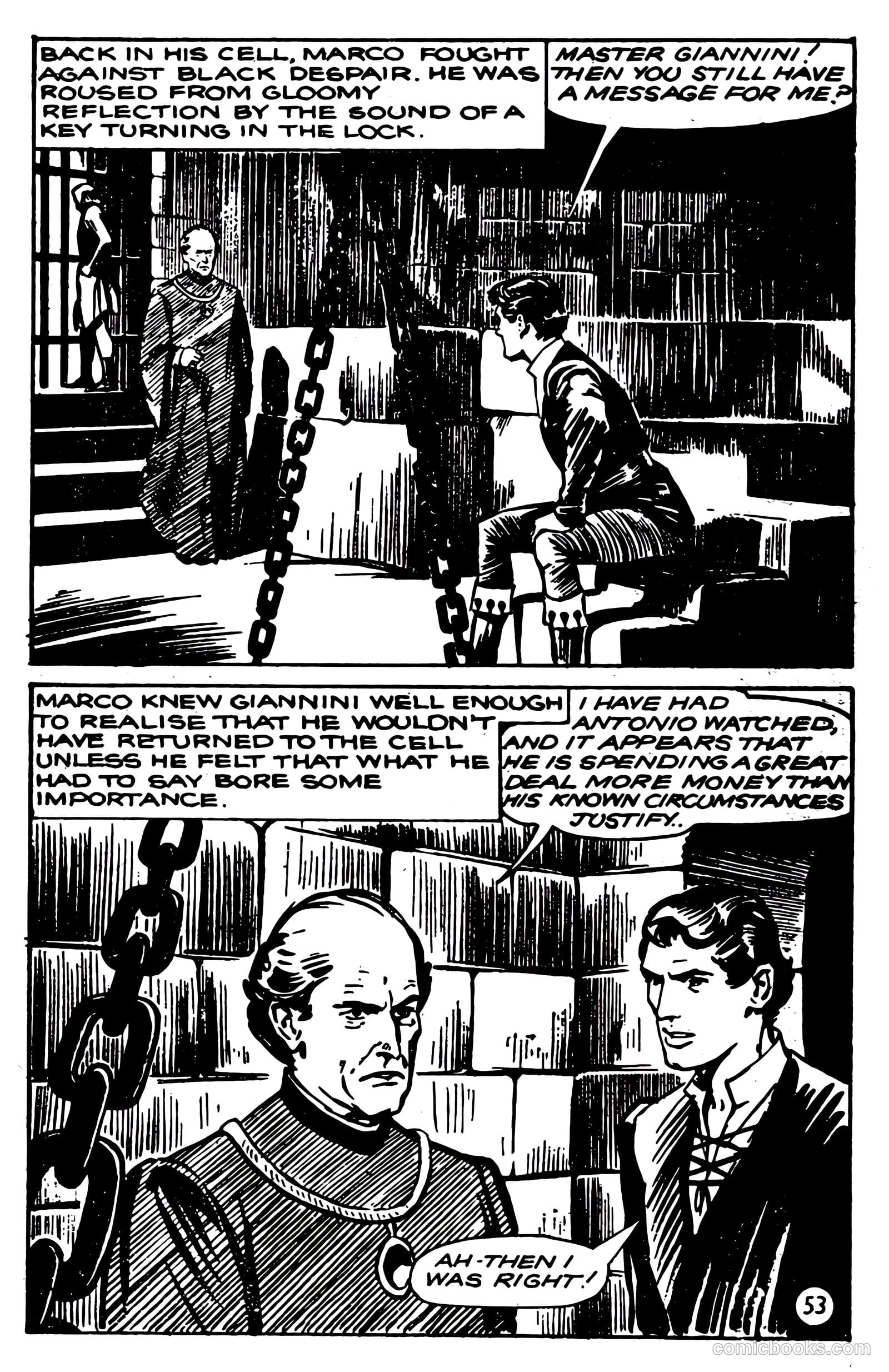 T.V. Picture Stories 9 - Sword of Freedom #1 — page 55 of 68