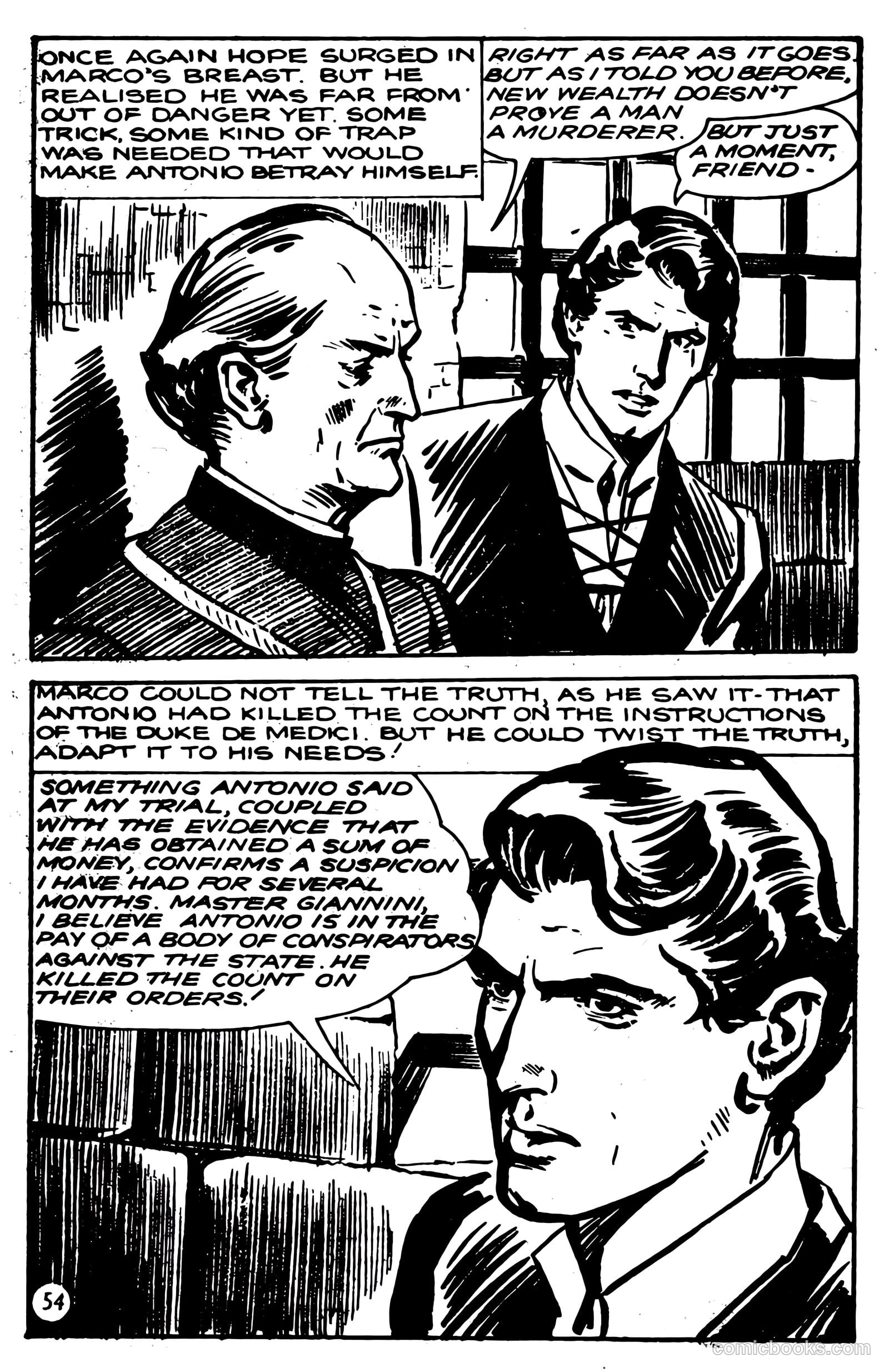 T.V. Picture Stories 9 - Sword of Freedom #1 — page 56 of 68