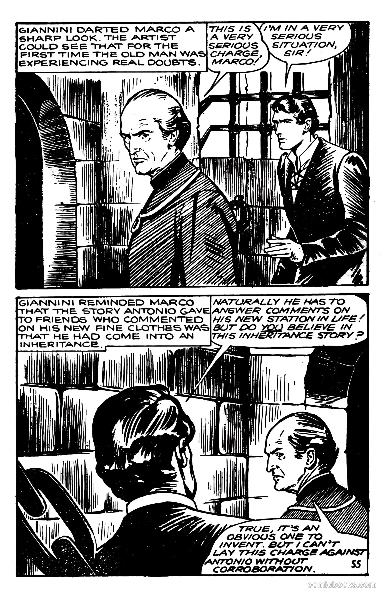 T.V. Picture Stories 9 - Sword of Freedom #1 — page 57 of 68