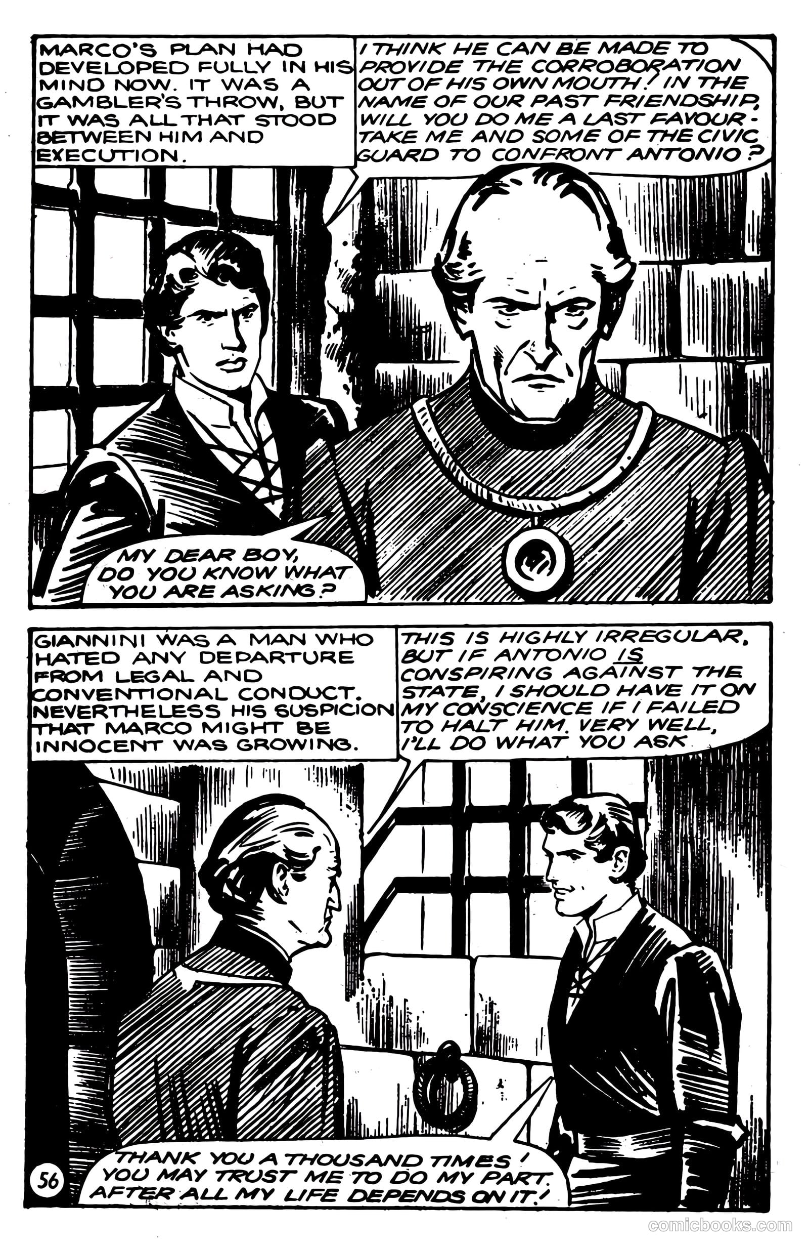 T.V. Picture Stories 9 - Sword of Freedom #1 — page 58 of 68