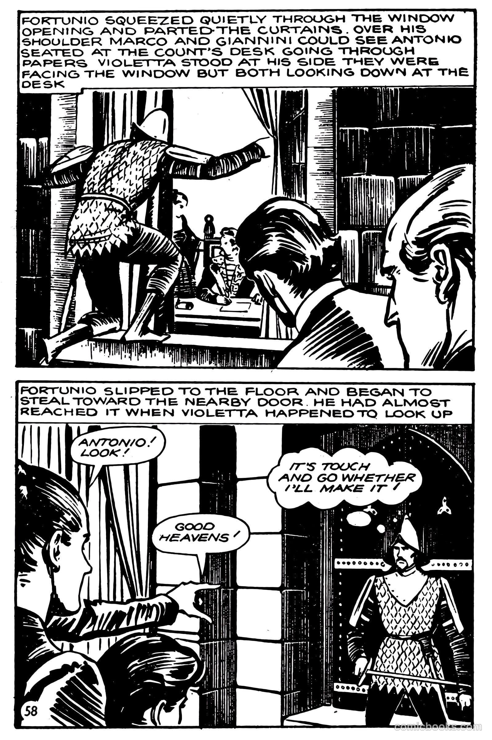 T.V. Picture Stories 9 - Sword of Freedom #1 — page 60 of 68