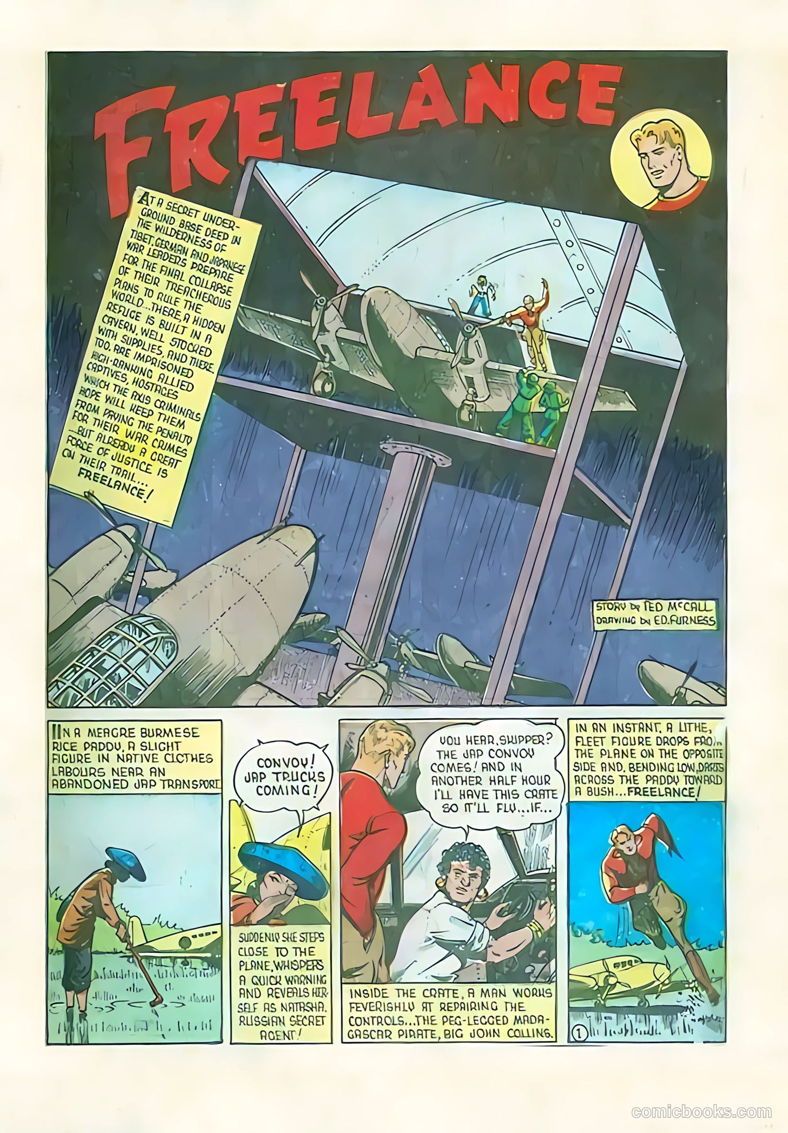 Freelance Comics #28 (1941) — page 3 of 20