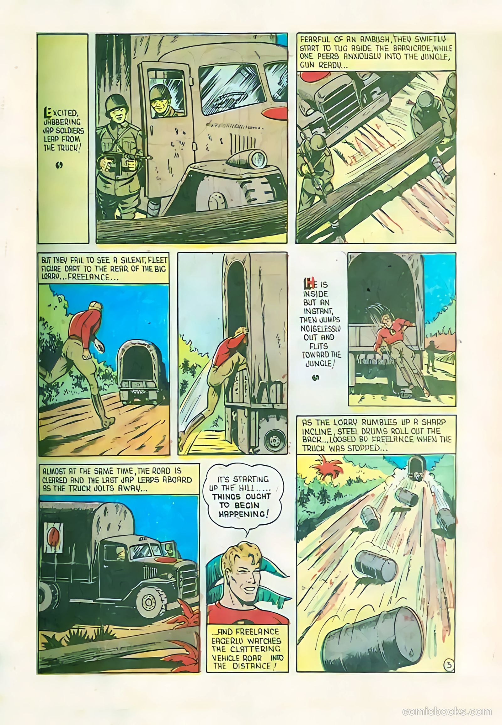 Freelance Comics #28 (1941) — page 5 of 20
