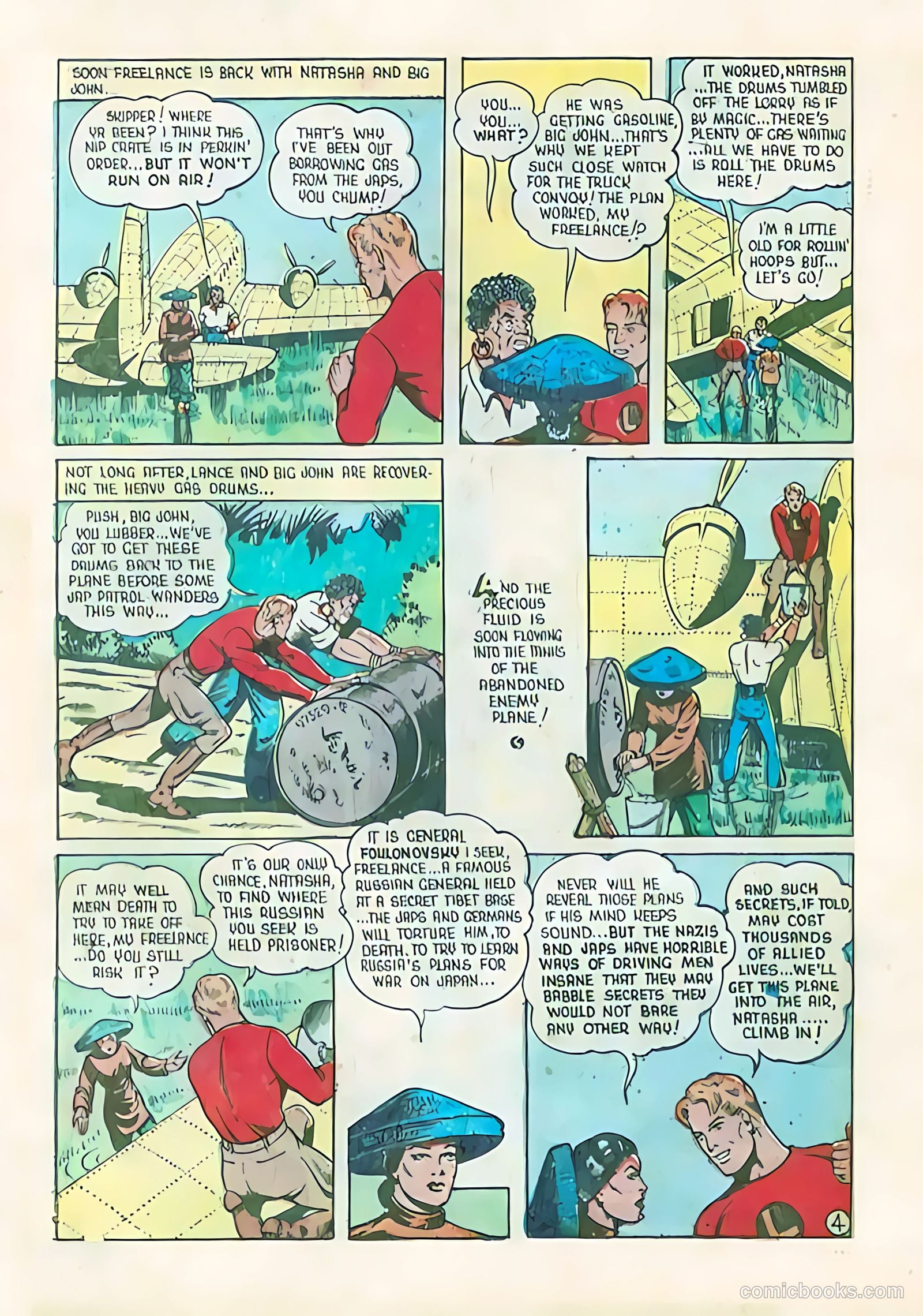Freelance Comics #28 (1941) — page 6 of 20