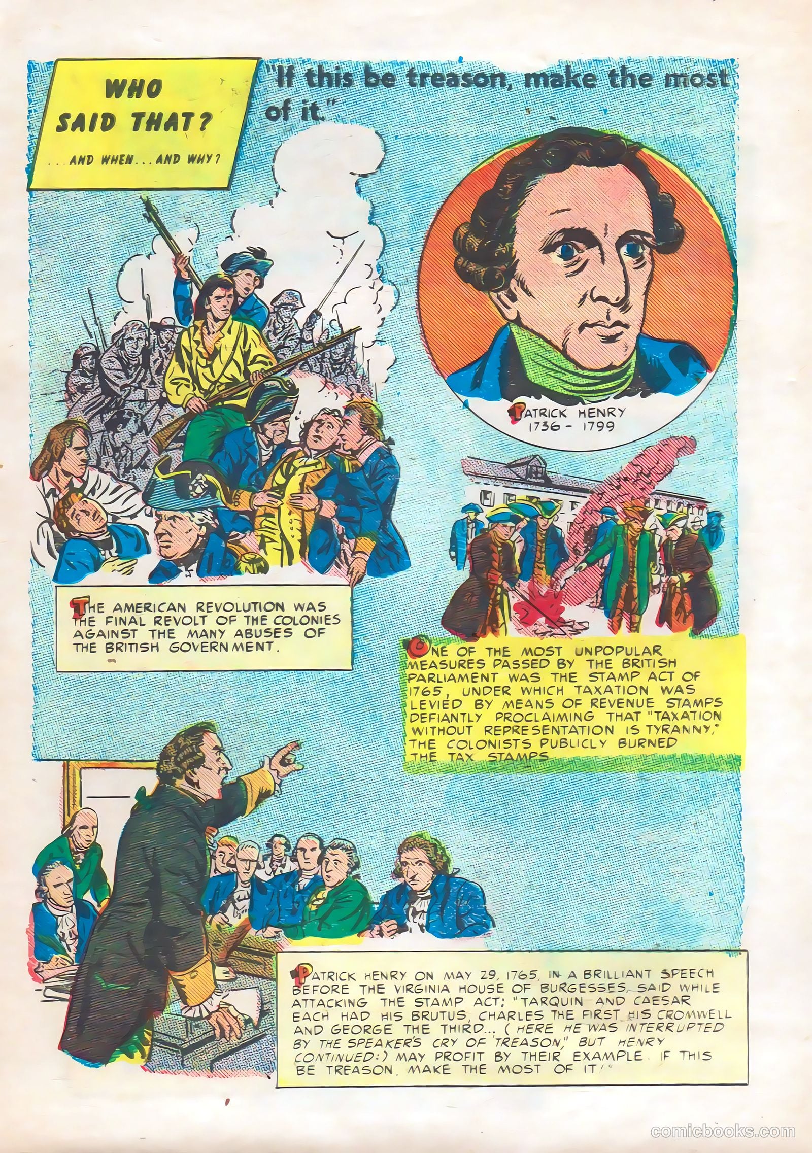 Who Said That? #1 (1951) — page 4 of 36