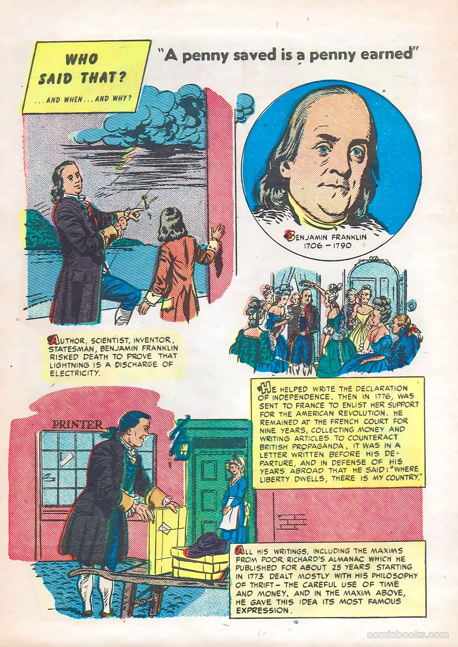 Who Said That? #1 (1951) — page 6 of 36