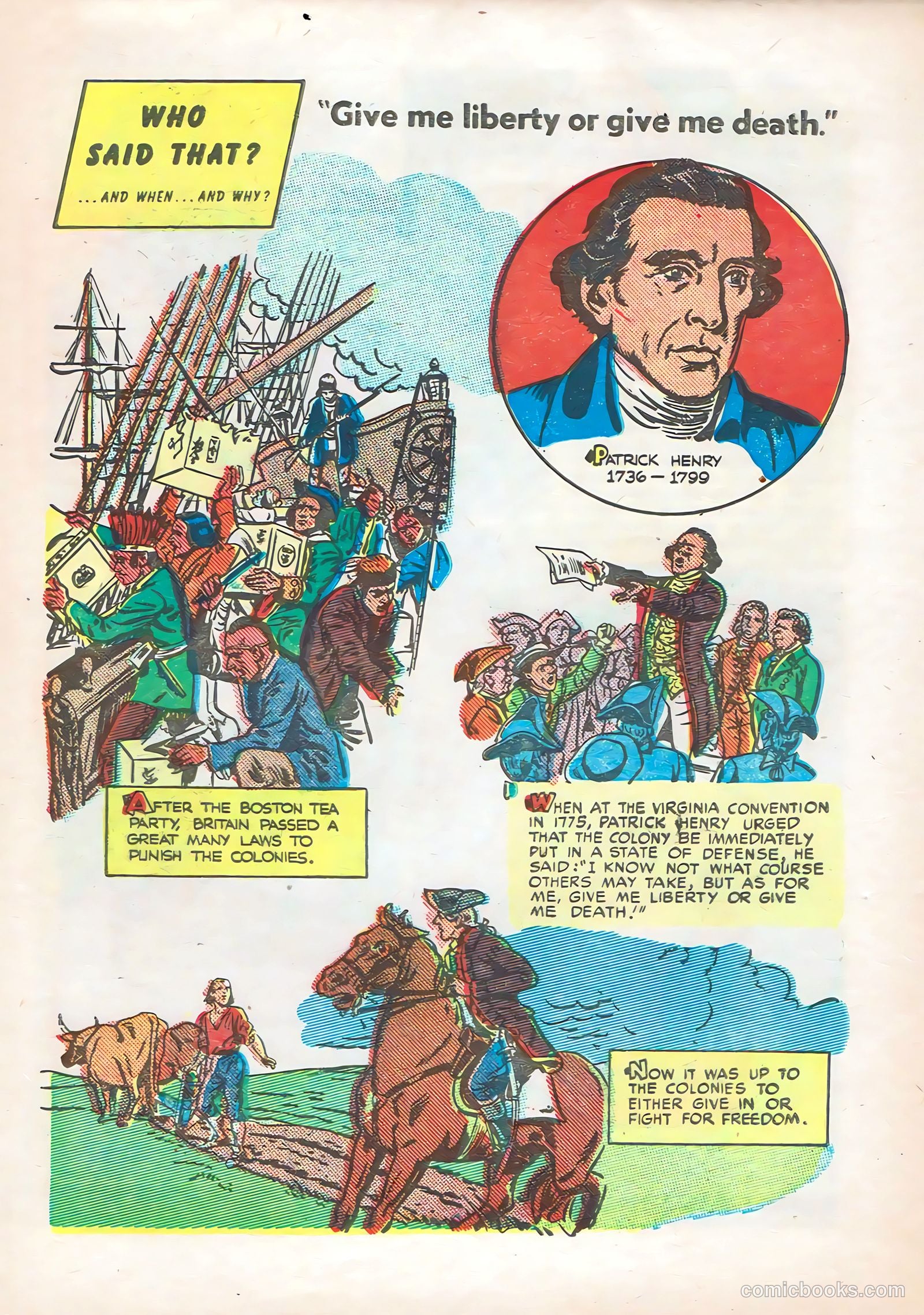 Who Said That? #1 (1951) — page 7 of 36