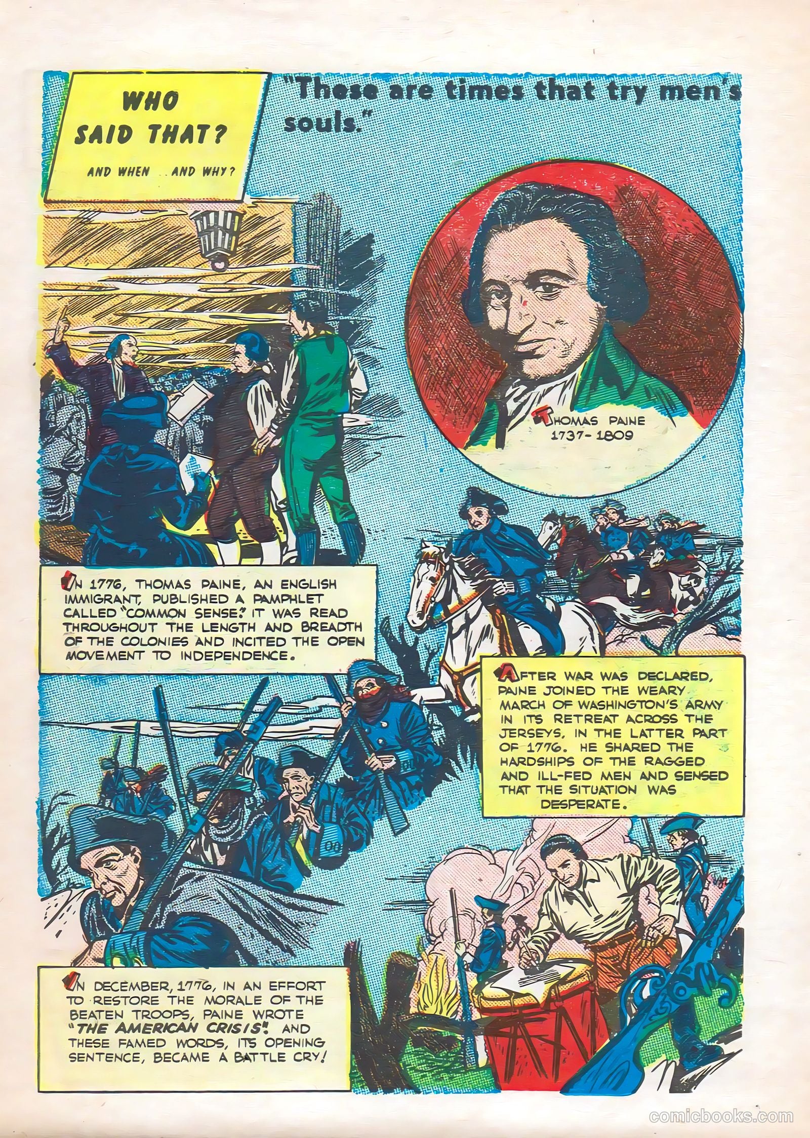 Who Said That? #1 (1951) — page 8 of 36