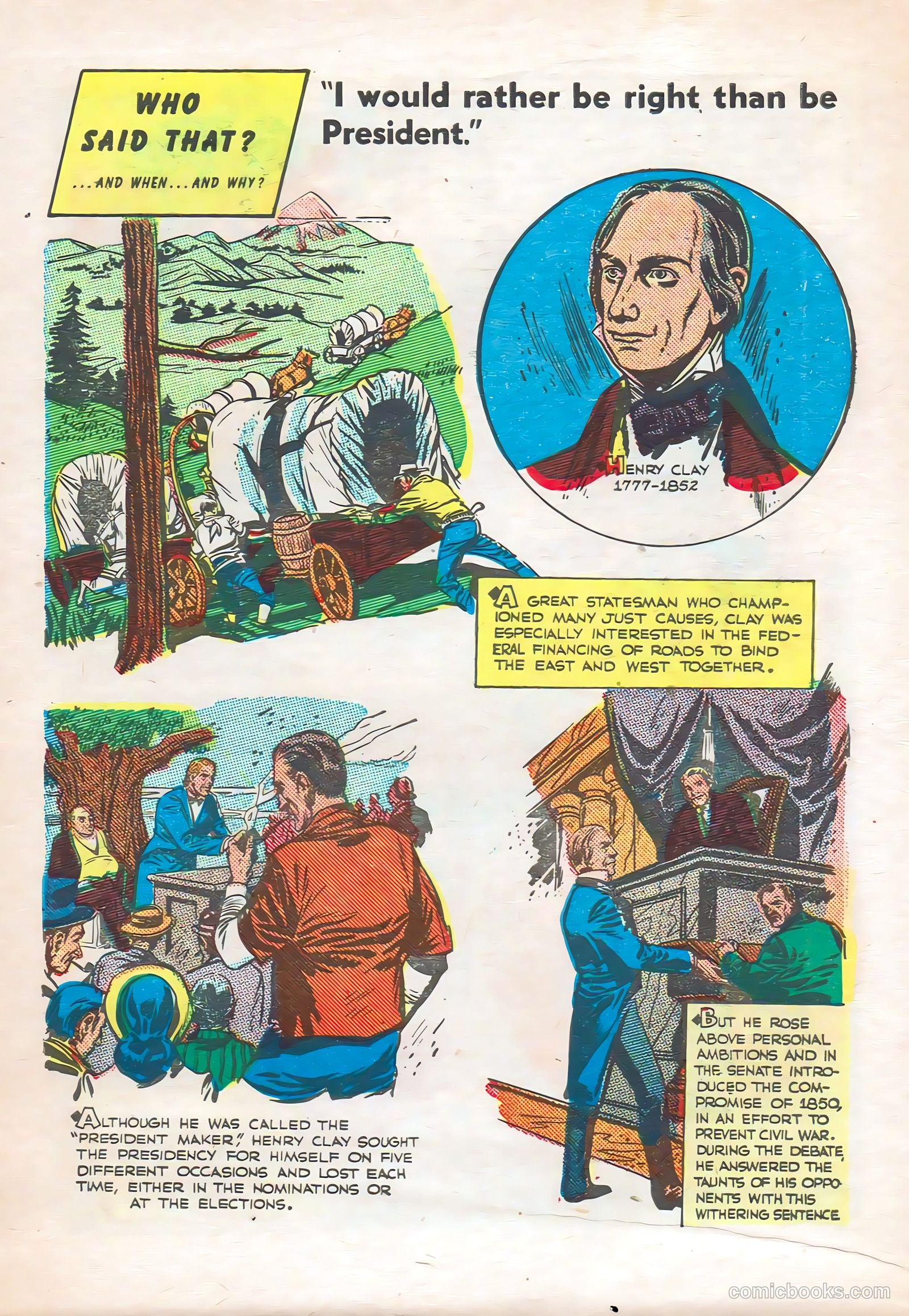 Who Said That? #1 (1951) — page 16 of 36