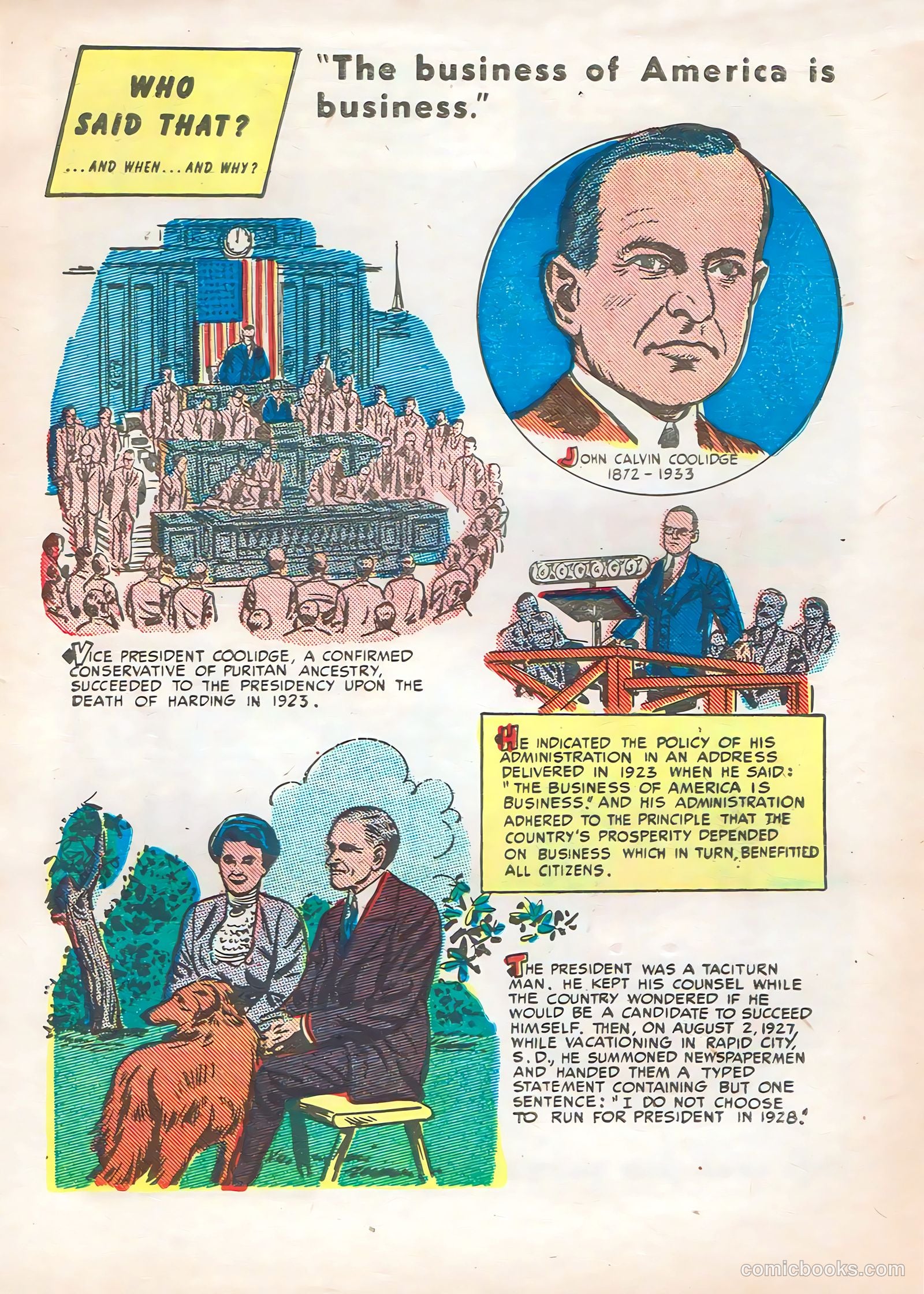 Who Said That? #1 (1951) — page 31 of 36