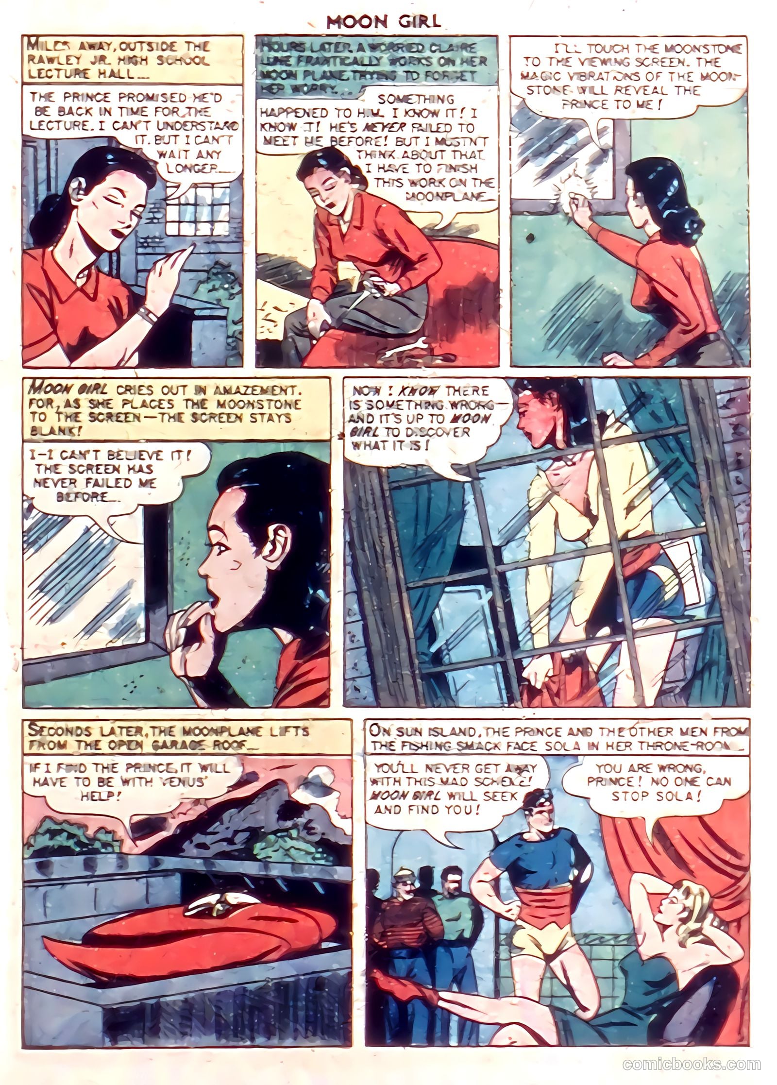 Moon Girl #5 (1948) — page 5 of 36