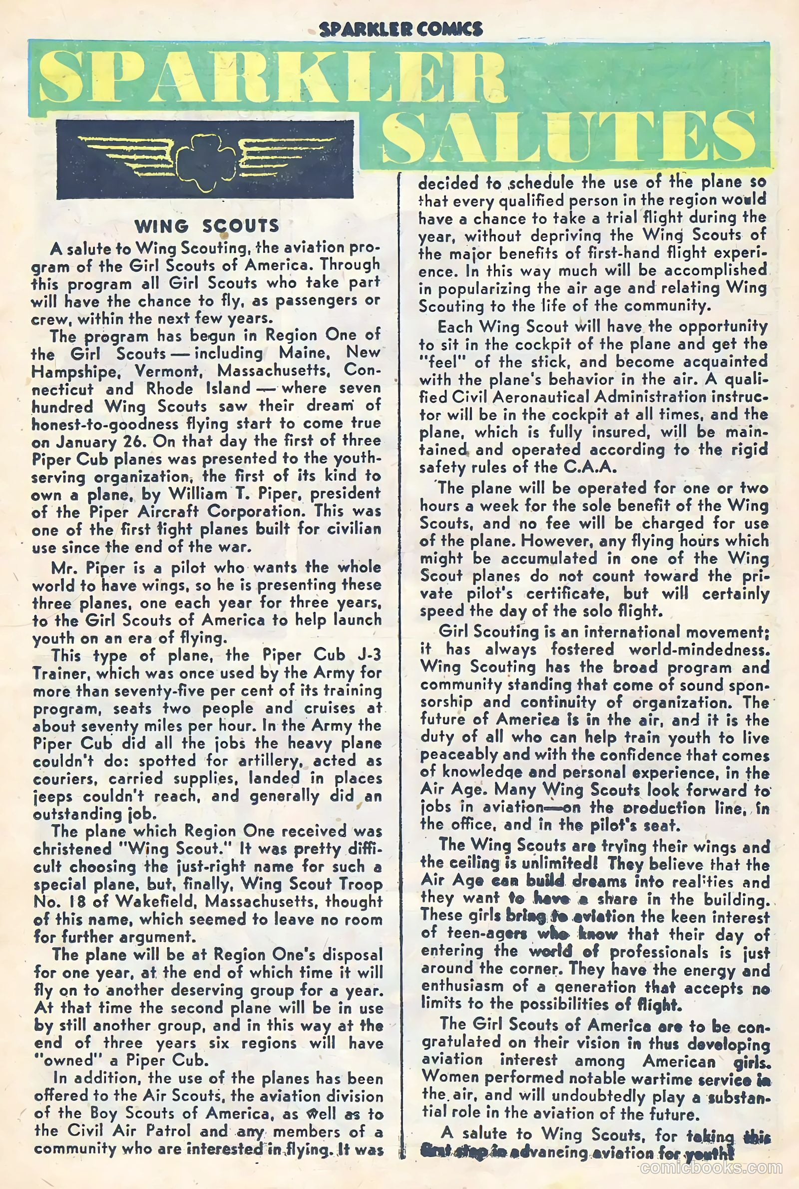 Sparkler Comics #57 (1948) — page 8 of 35