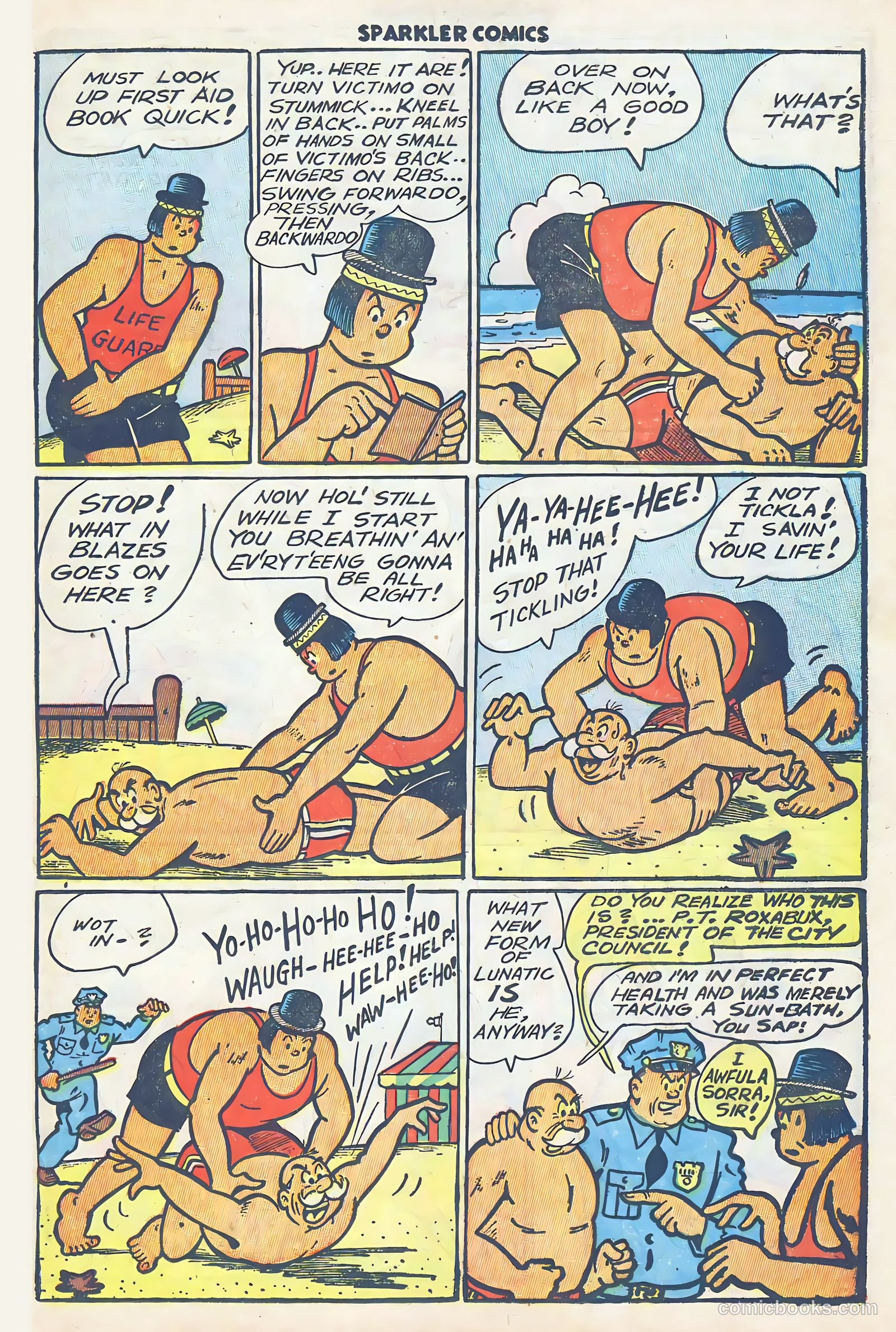 Sparkler Comics #57 (1948) — page 18 of 35