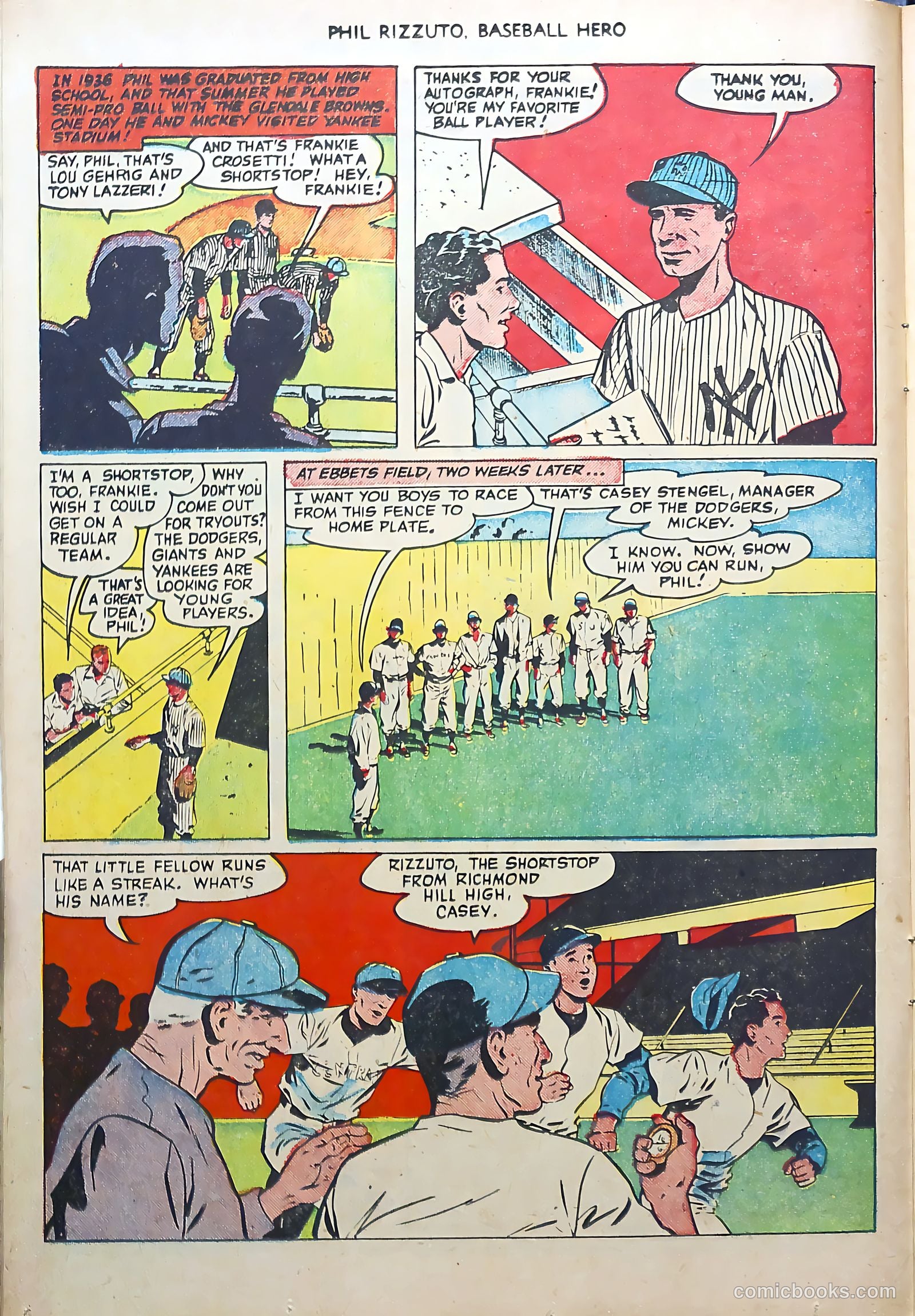 Phil Rizzuto #1 (1951) — page 12 of 37