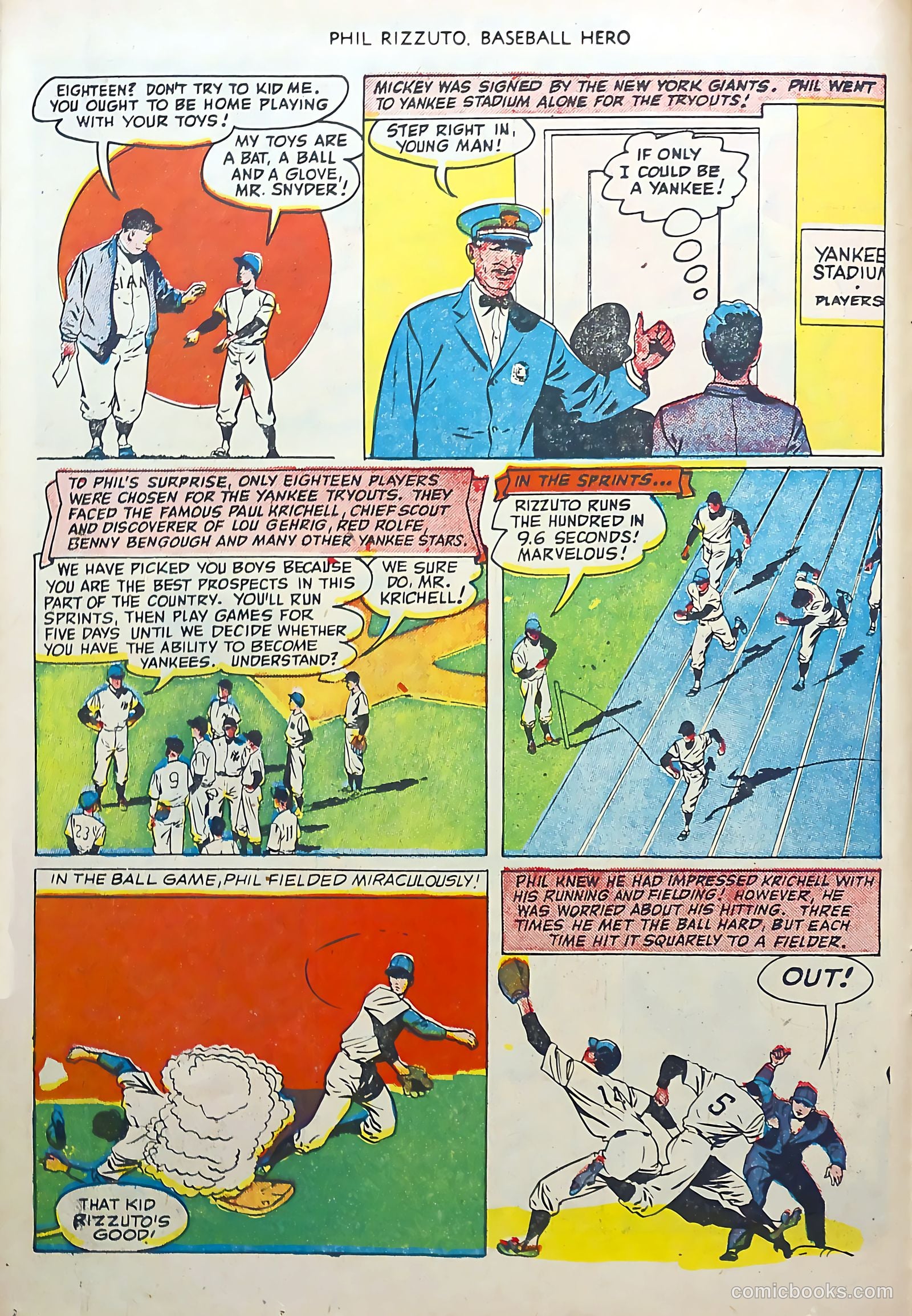 Phil Rizzuto #1 (1951) — page 14 of 37