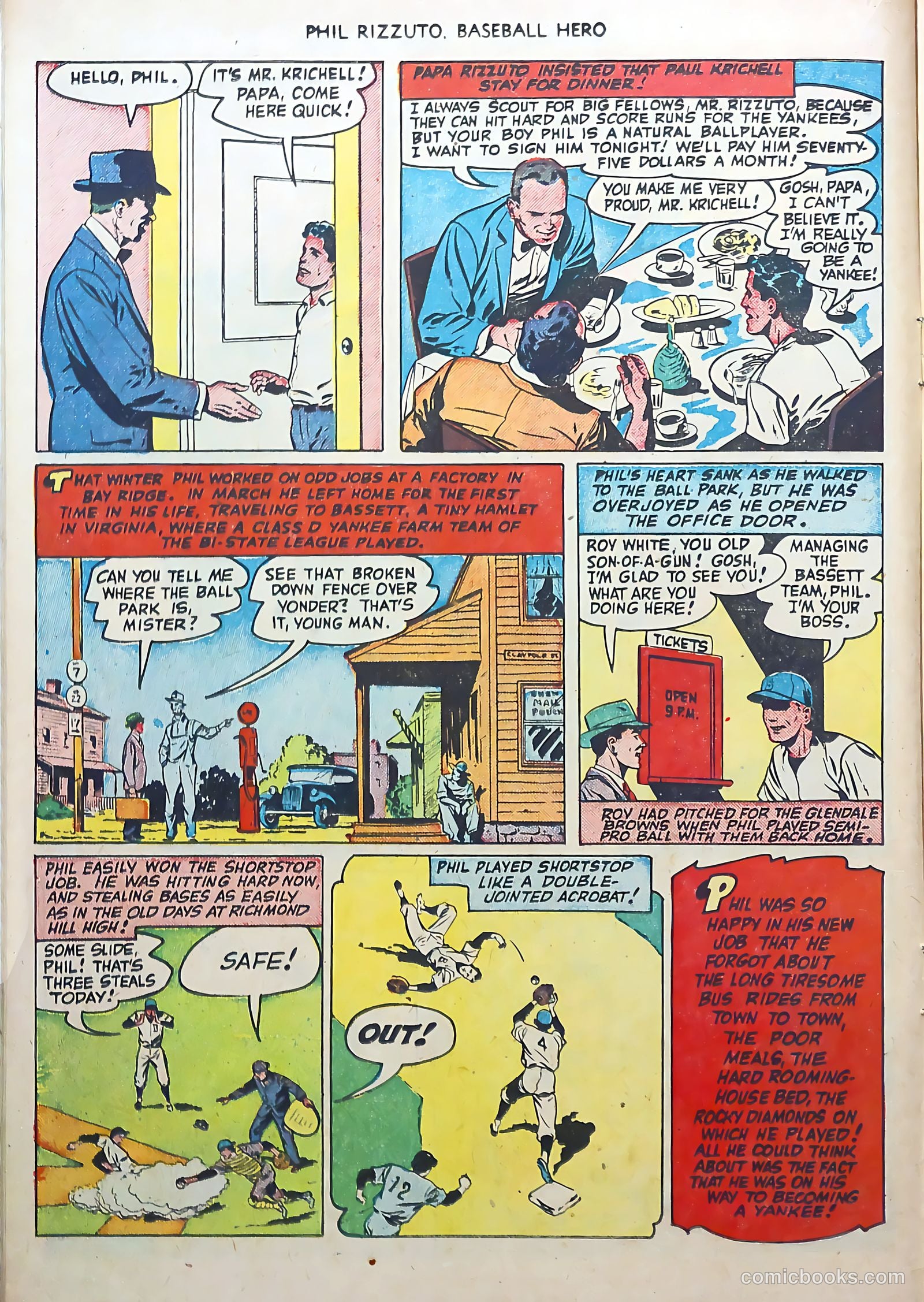 Phil Rizzuto #1 (1951) — page 16 of 37