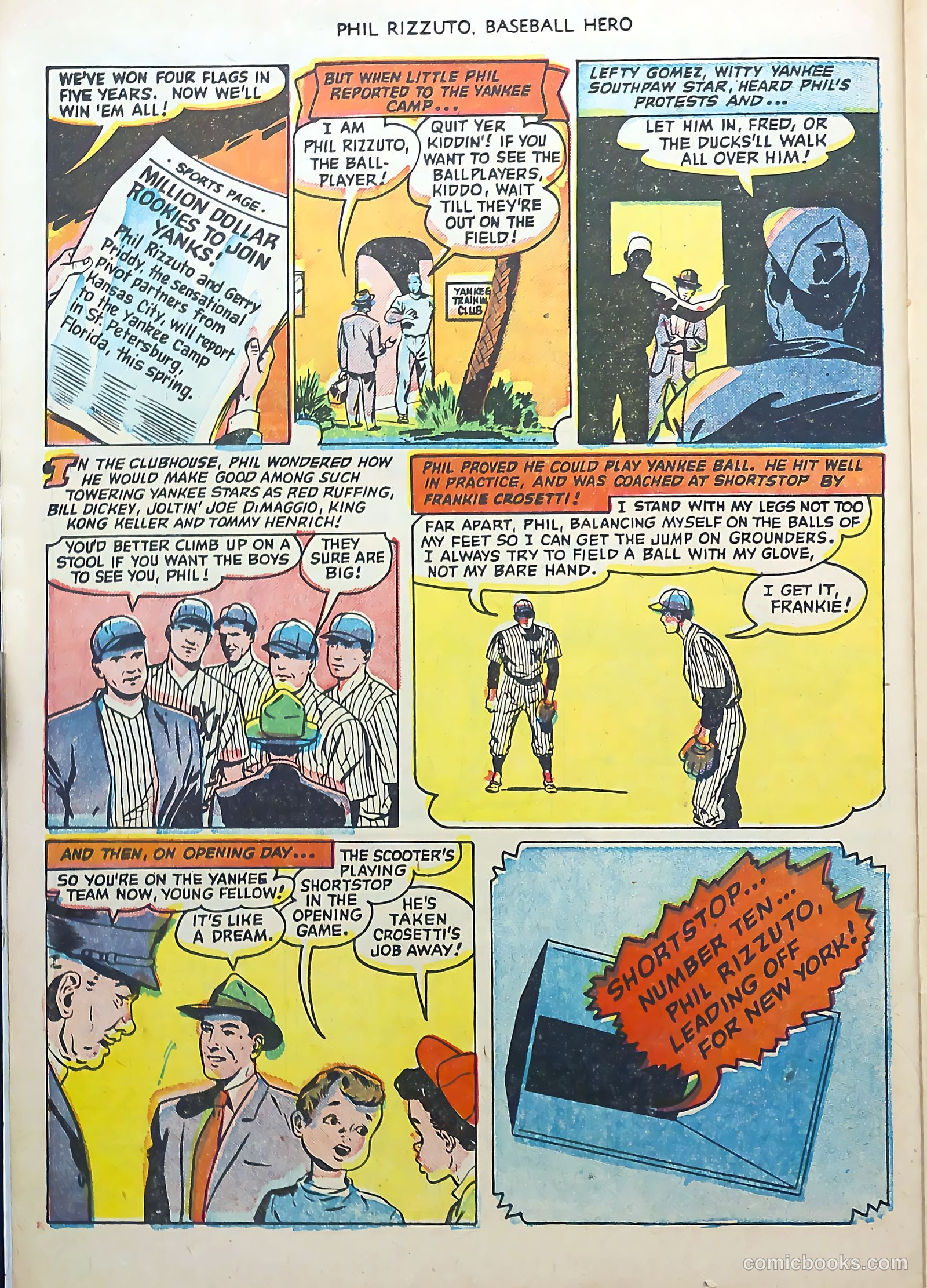 Phil Rizzuto #1 (1951) — page 22 of 37
