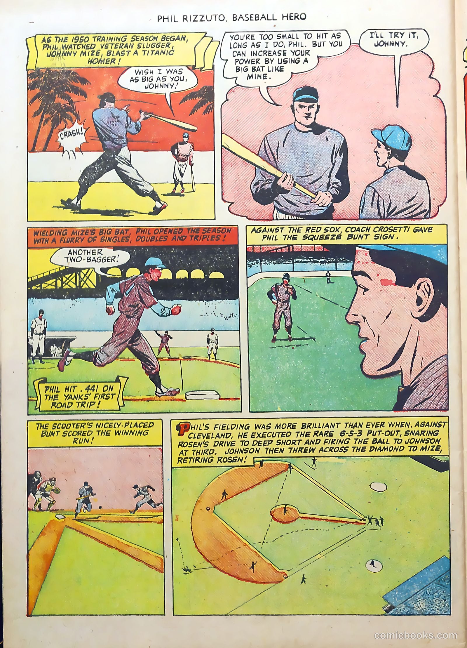 Phil Rizzuto #1 (1951) — page 32 of 37