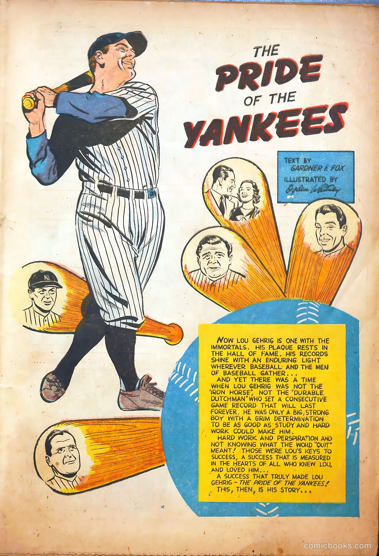Pride of the Yankees #1 (1949) — page 3 of 36