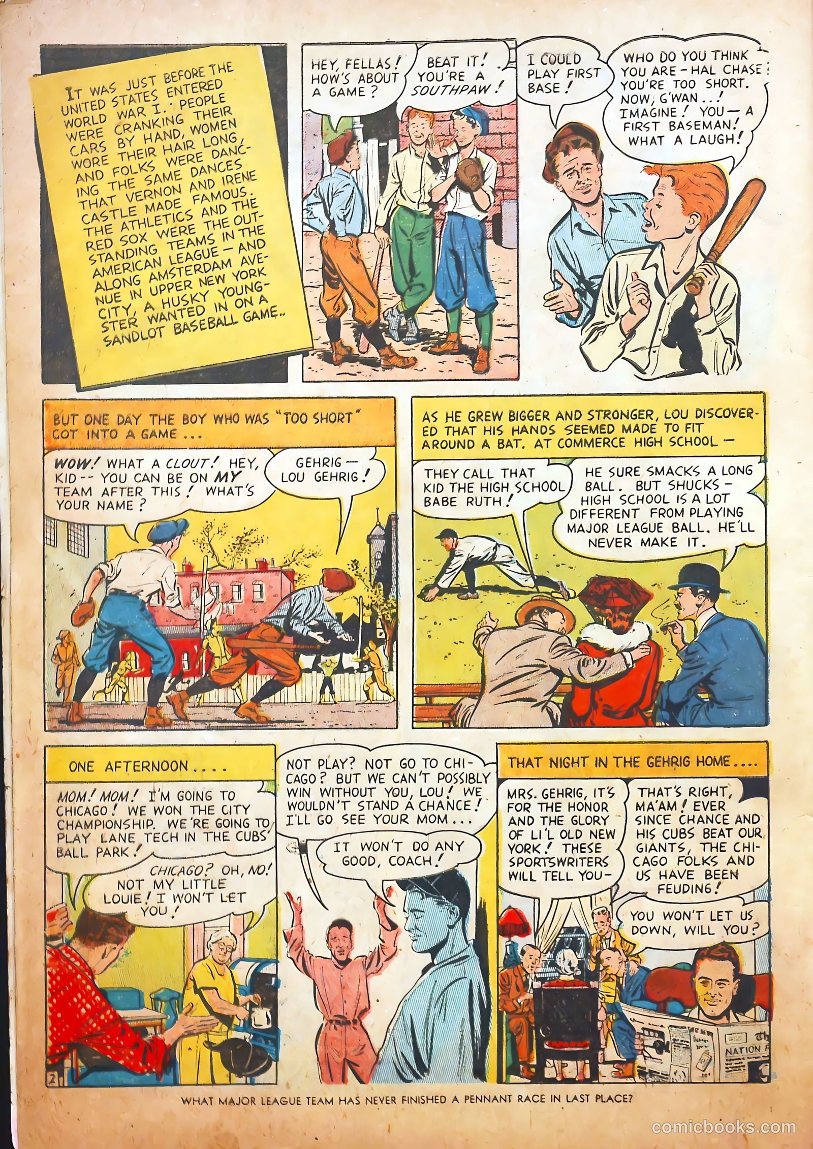 Pride of the Yankees #1 (1949) — page 4 of 36