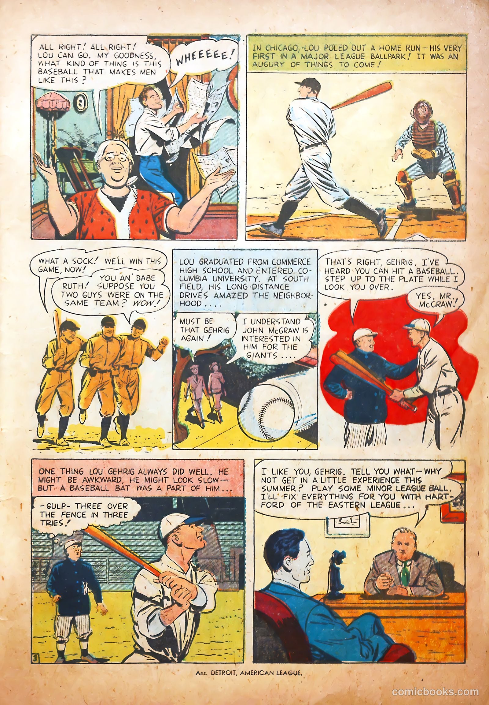 Pride of the Yankees #1 (1949) — page 5 of 36