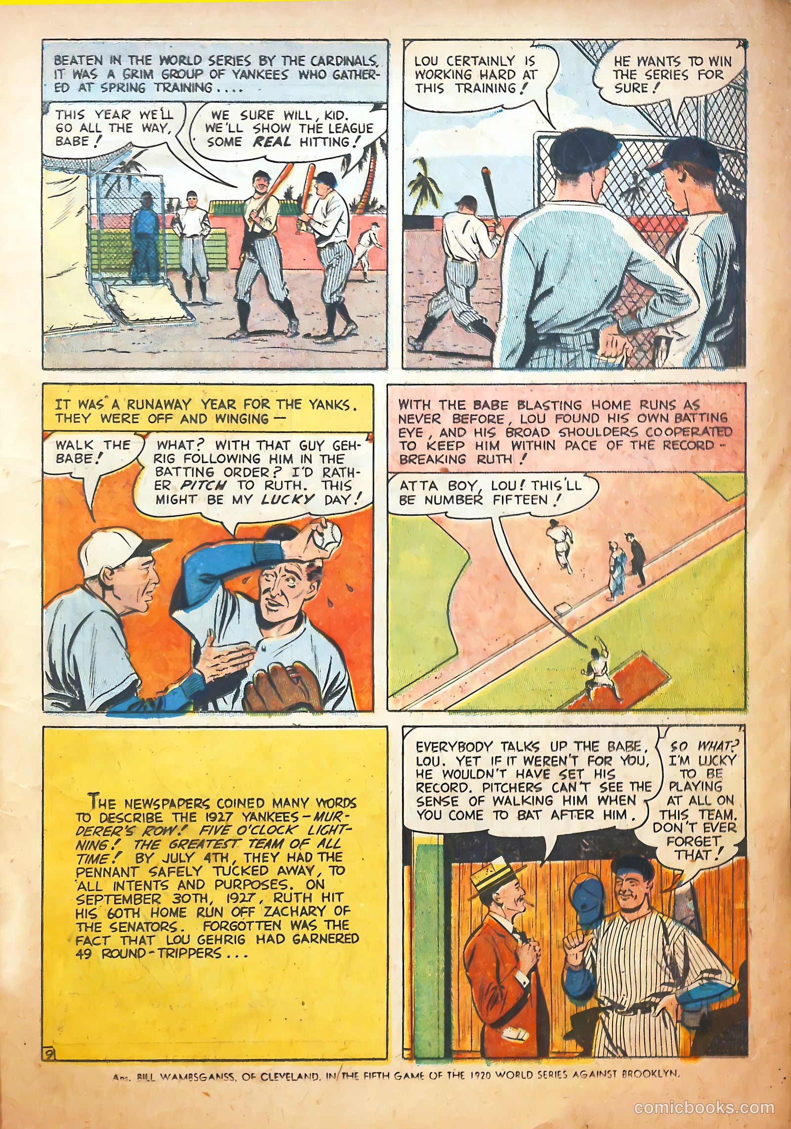 Pride of the Yankees #1 (1949) — page 11 of 36