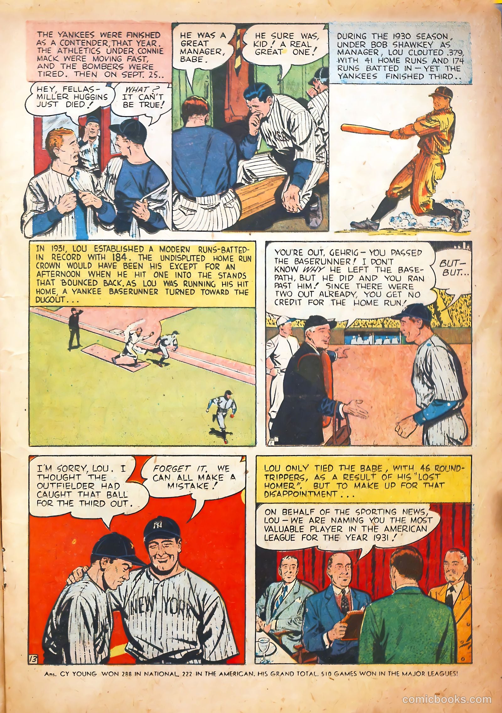 Pride of the Yankees #1 (1949) — page 15 of 36