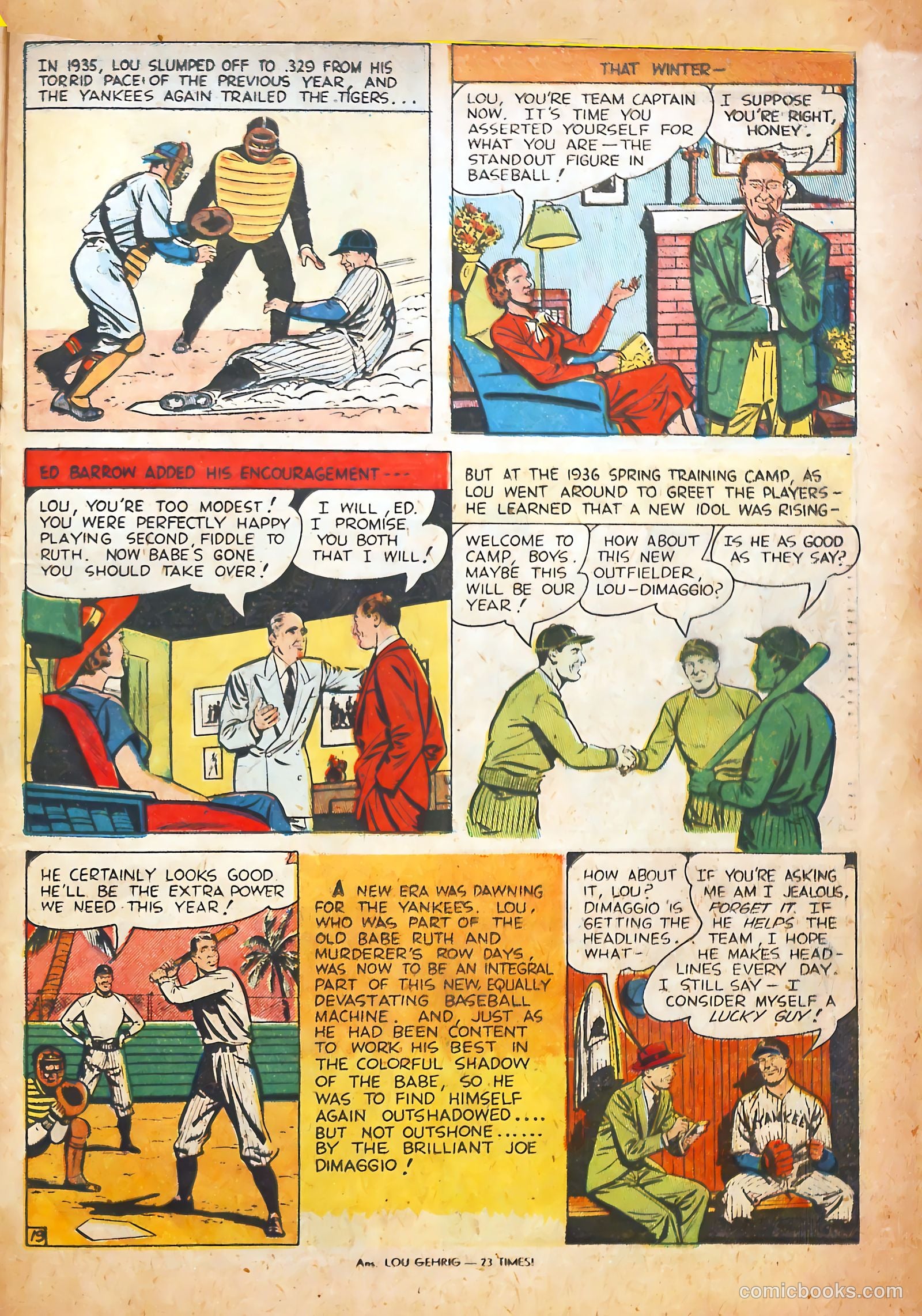 Pride of the Yankees #1 (1949) — page 21 of 36