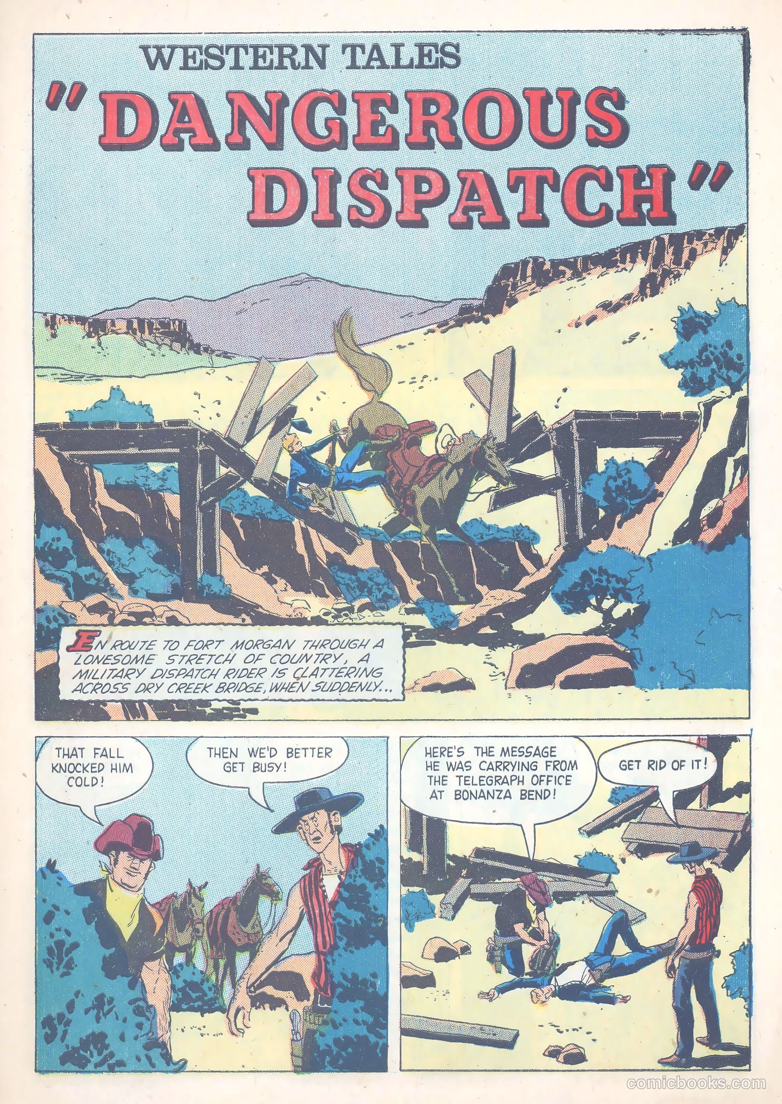 Robin Hood's Western Tales #1 (1956) — page 3 of 20