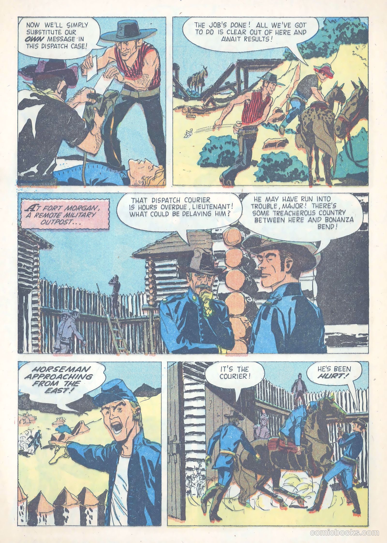 Robin Hood's Western Tales #1 (1956) — page 4 of 20