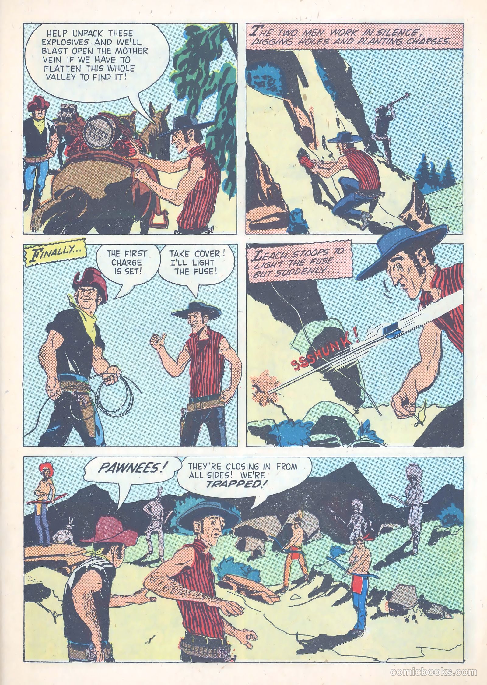 Robin Hood's Western Tales #1 (1956) — page 7 of 20