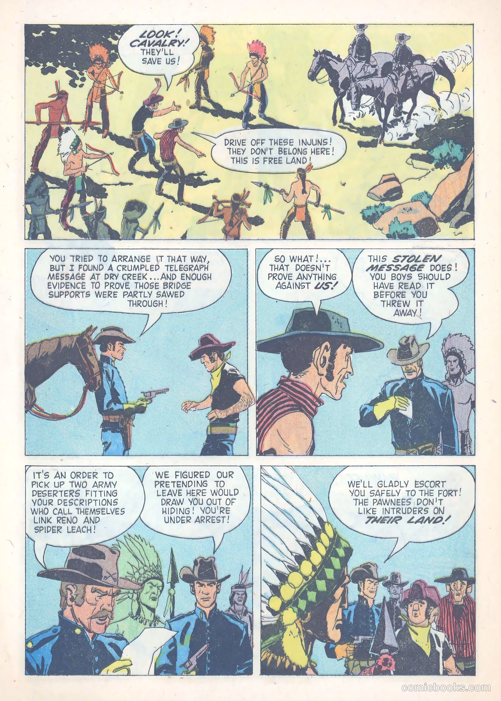Robin Hood's Western Tales #1 (1956) — page 8 of 20