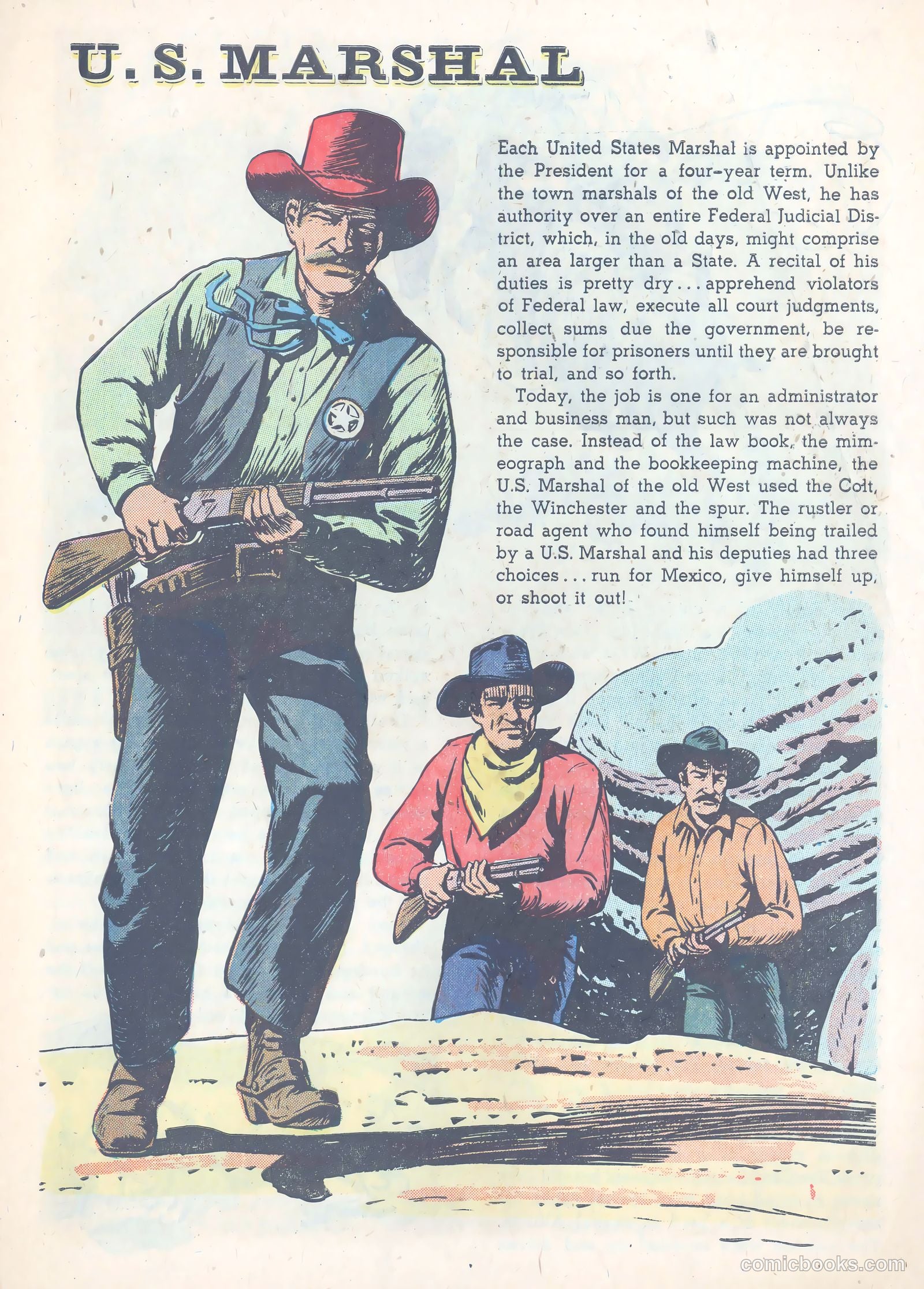 Robin Hood's Western Tales #1 (1956) — page 15 of 20