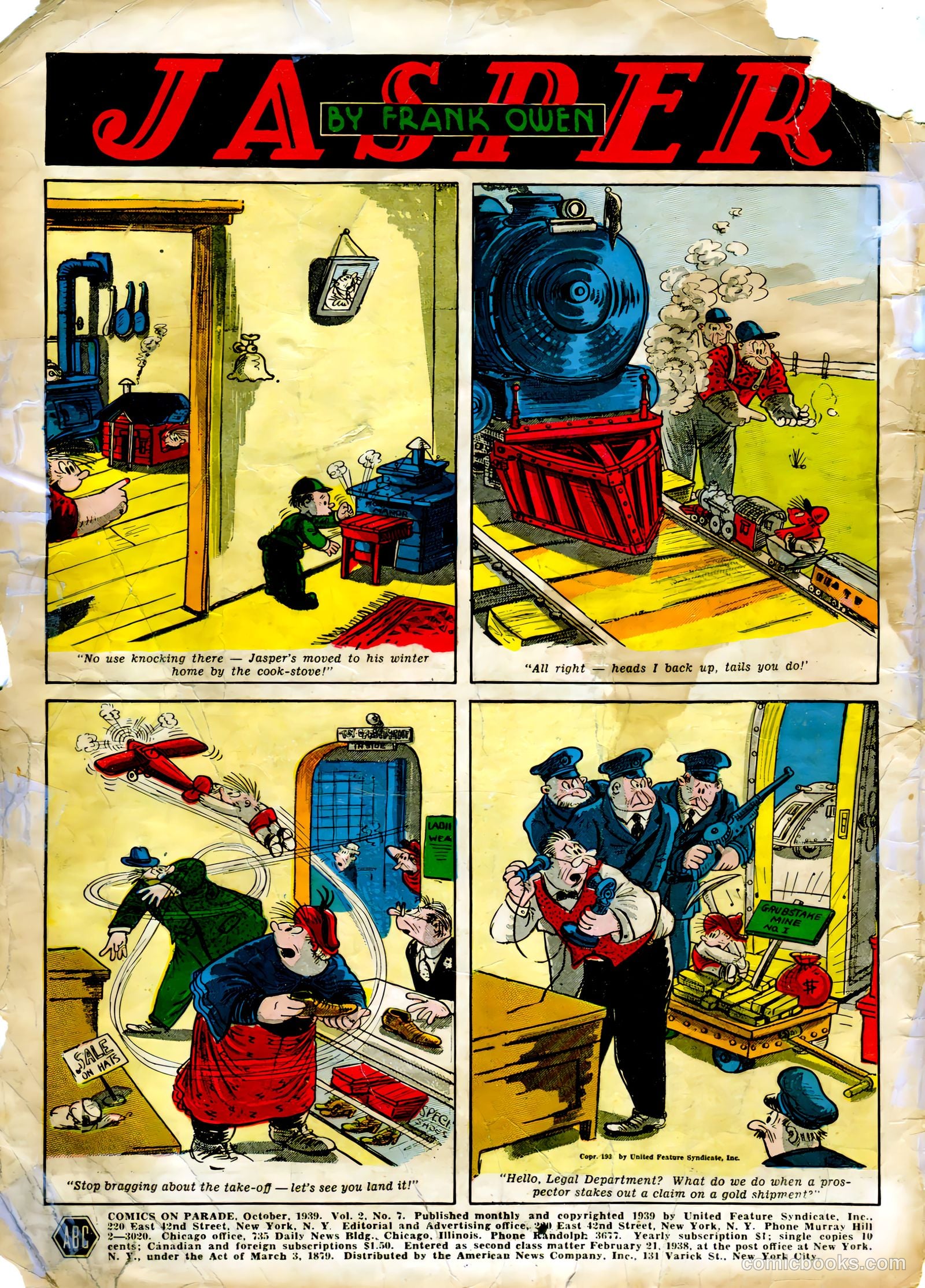 Comics on Parade #19 (1941) — page 3 of 57