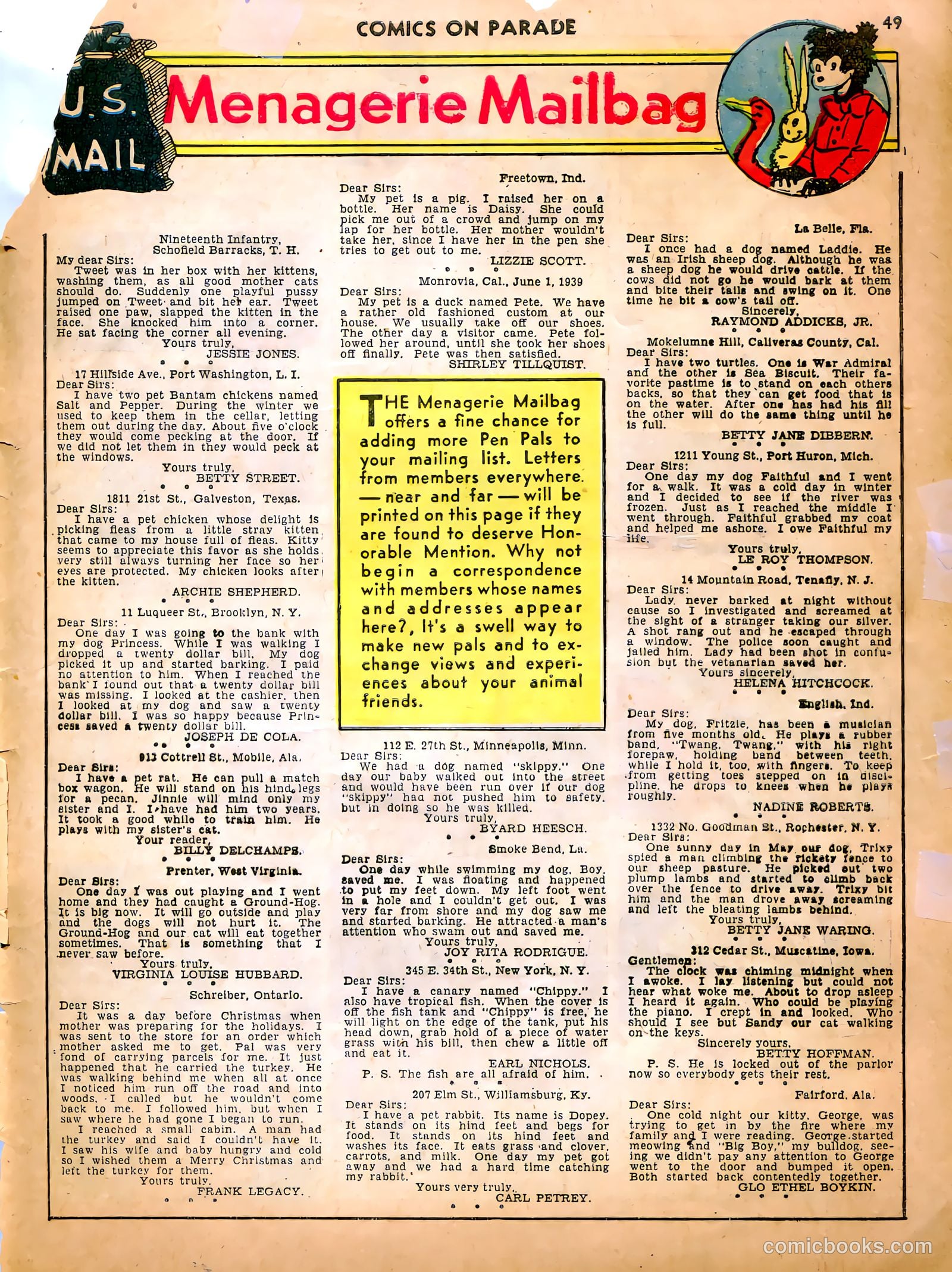 Comics on Parade #19 (1941) — page 45 of 57