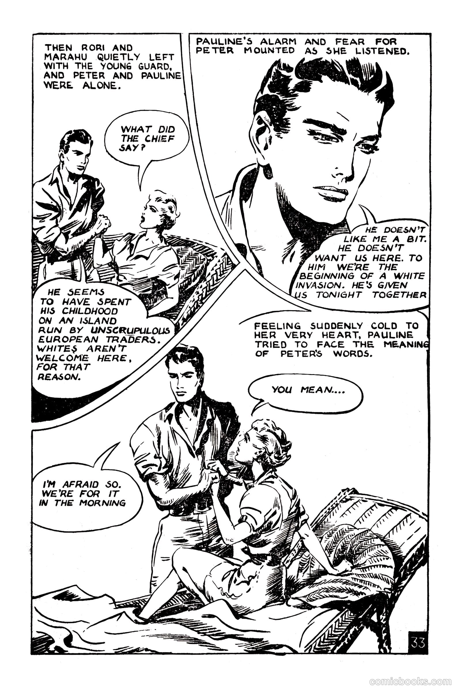 Picture Romance Library 11 - Island Lovers #1 — page 35 of 68