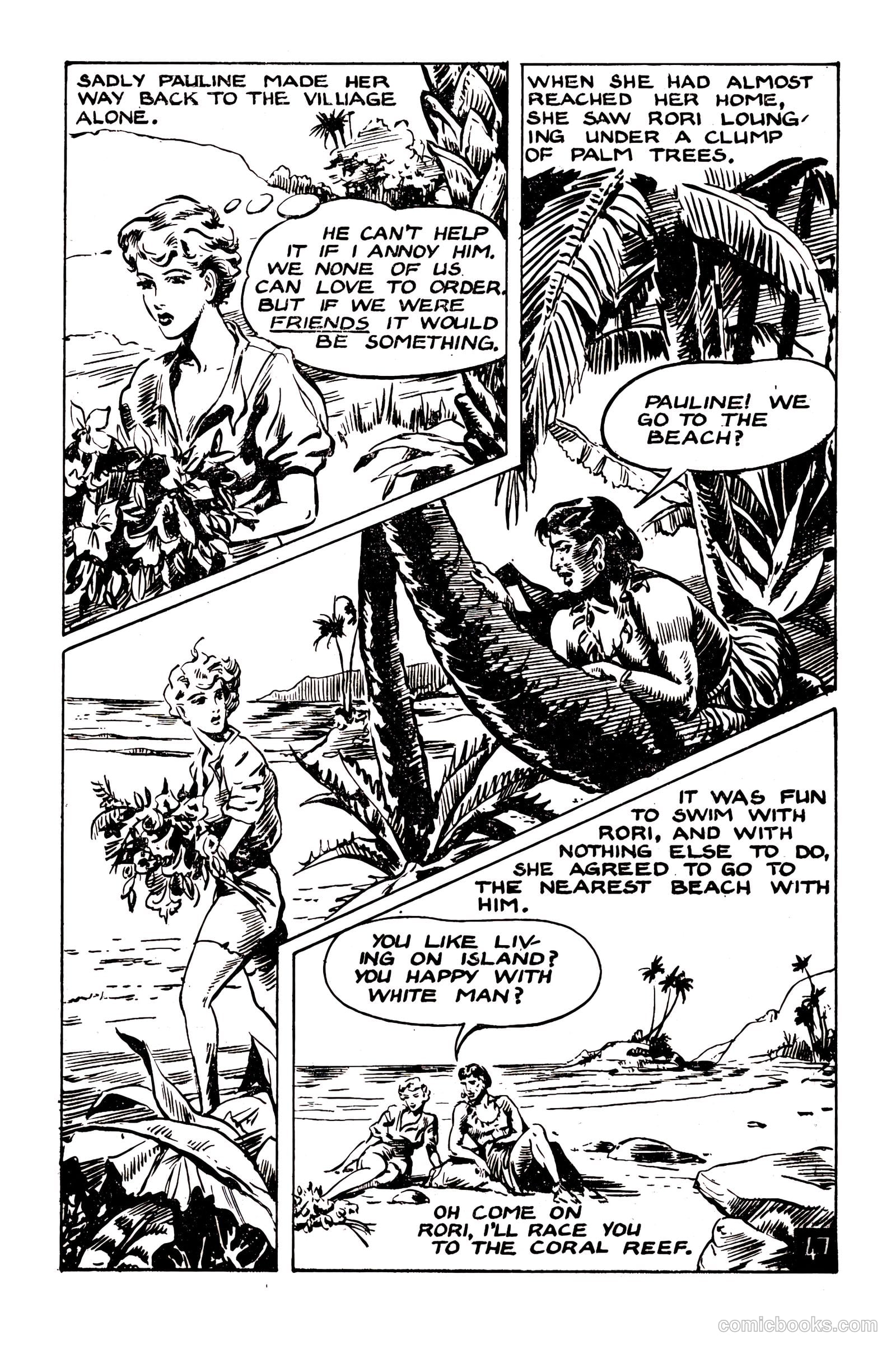 Picture Romance Library 11 - Island Lovers #1 — page 49 of 68