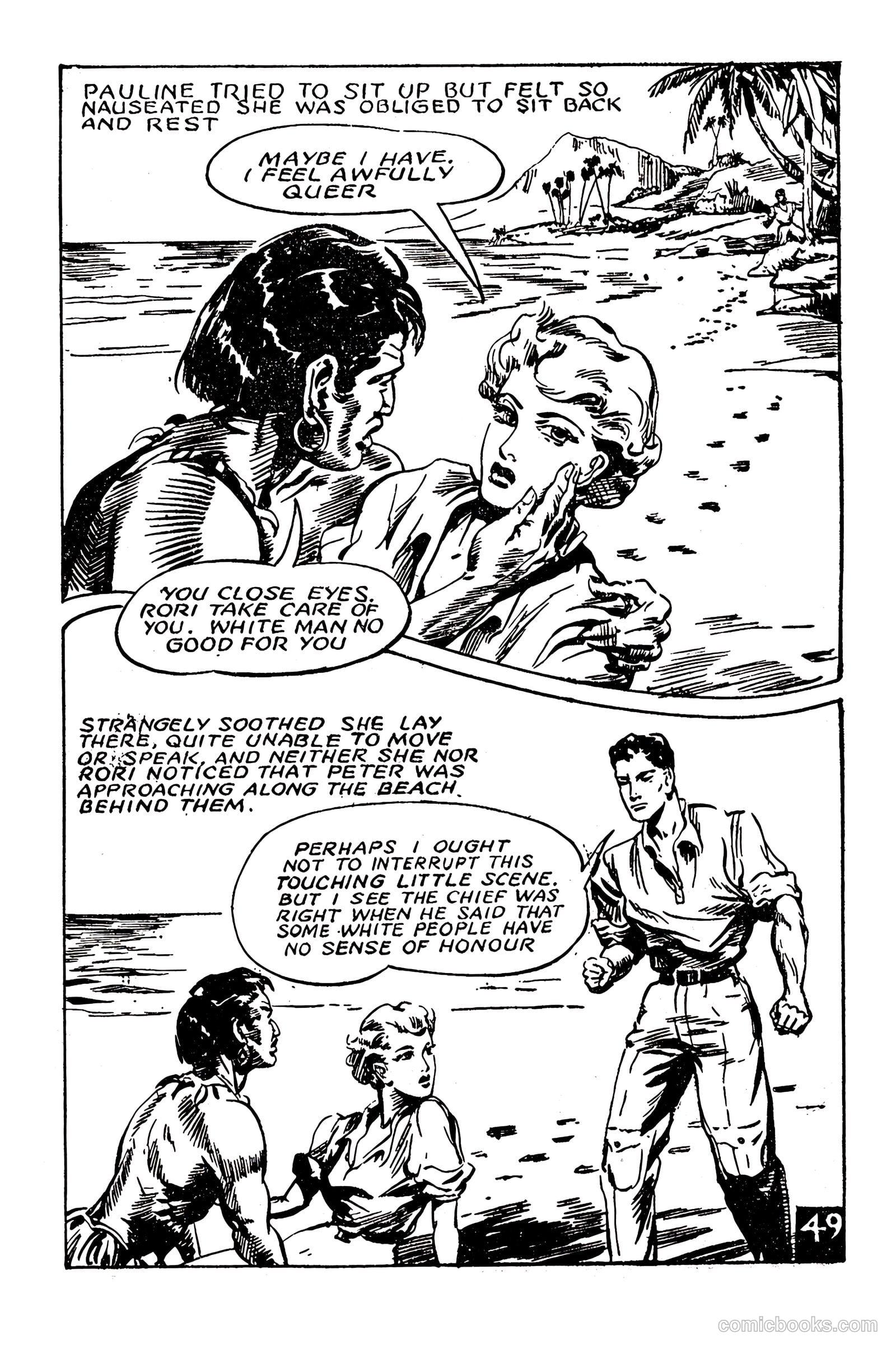 Picture Romance Library 11 - Island Lovers #1 — page 51 of 68
