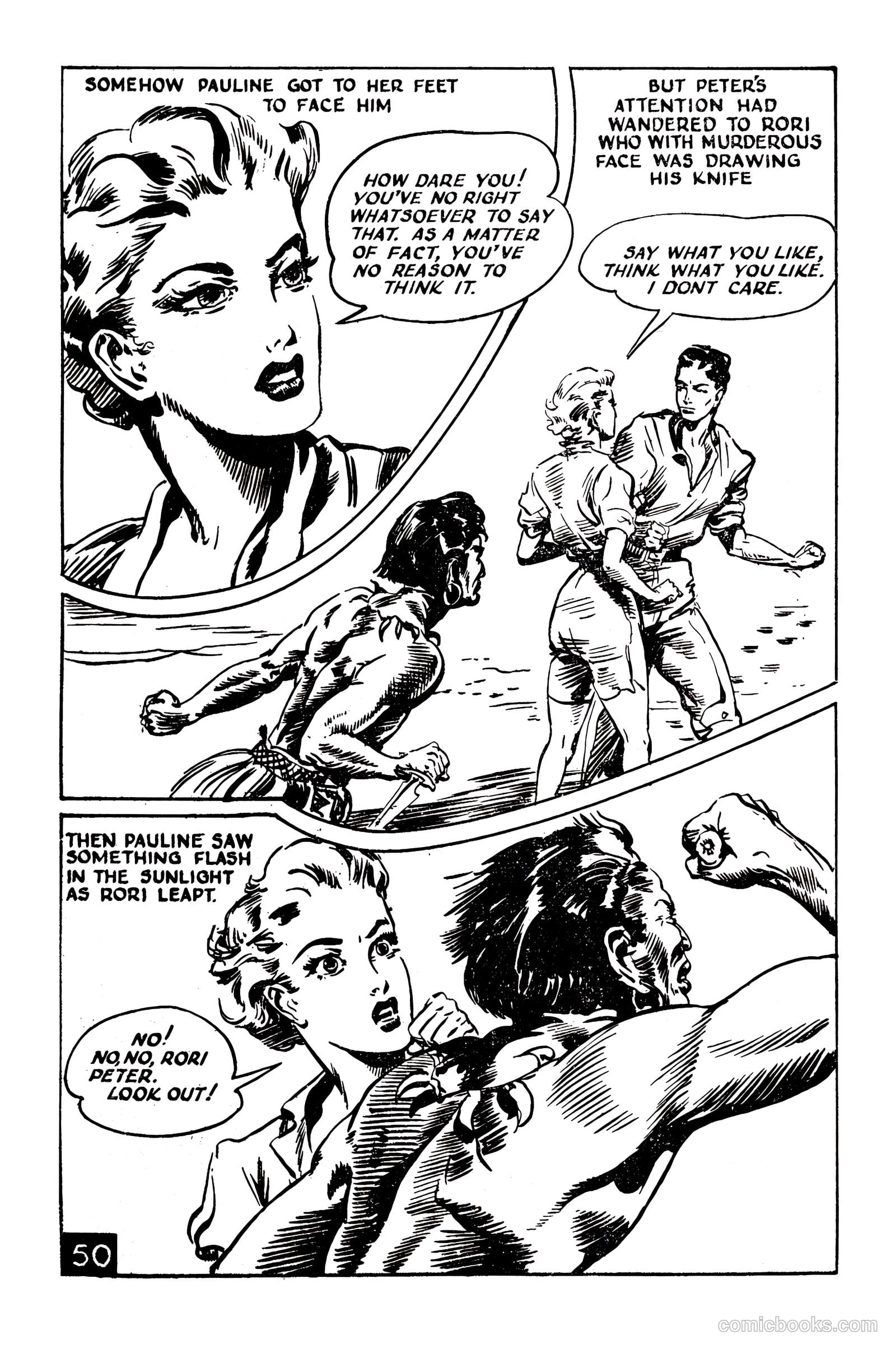 Picture Romance Library 11 - Island Lovers #1 — page 52 of 68