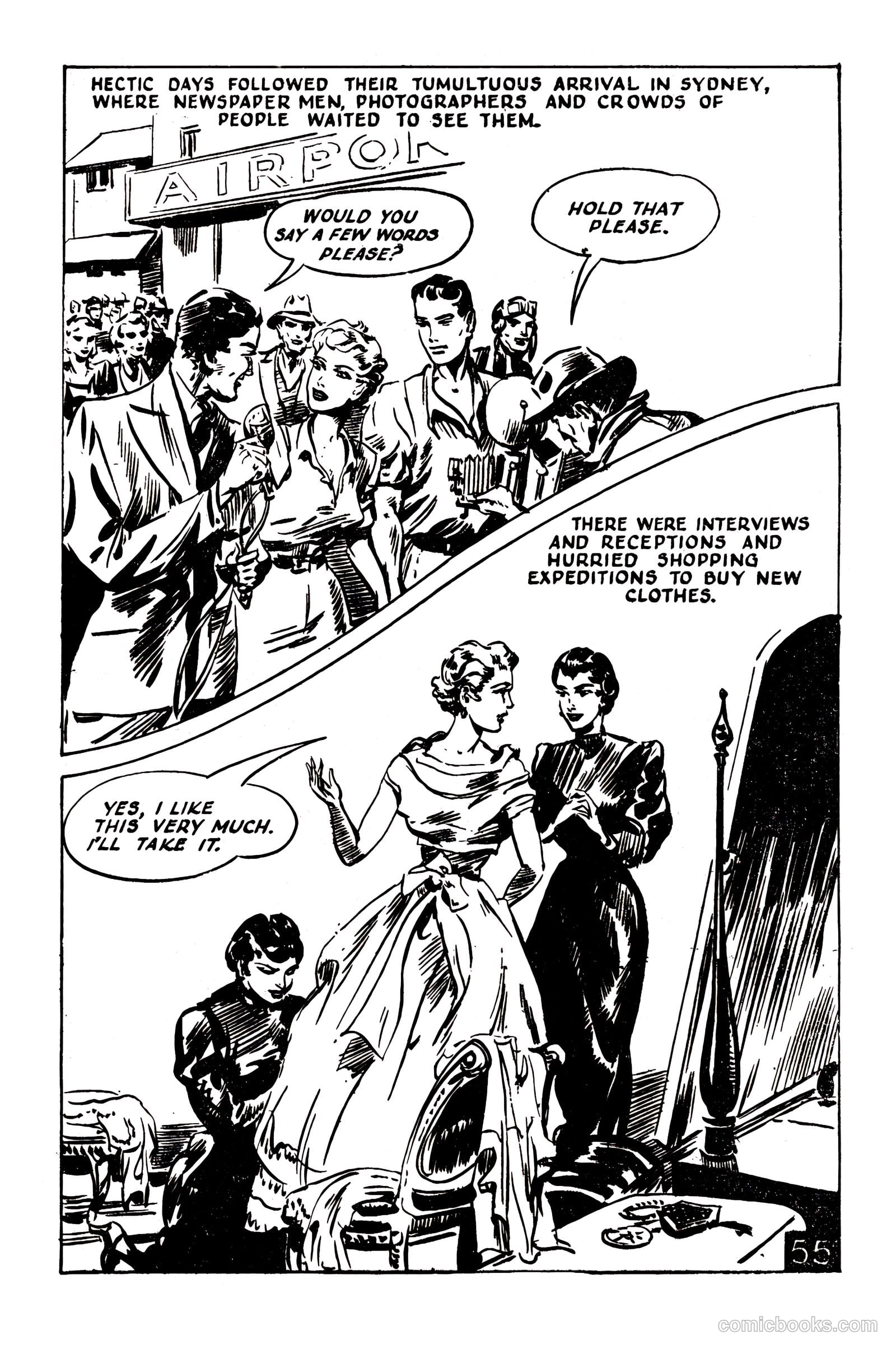 Picture Romance Library 11 - Island Lovers #1 — page 57 of 68