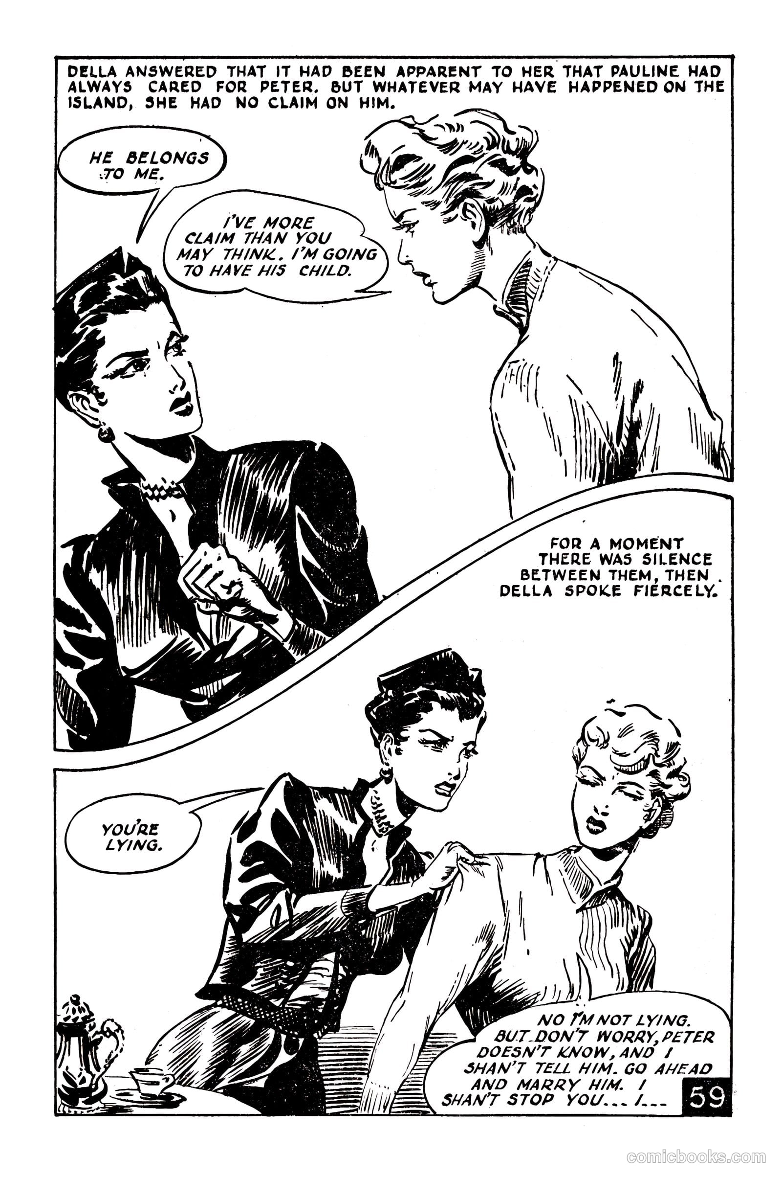 Picture Romance Library 11 - Island Lovers #1 — page 61 of 68