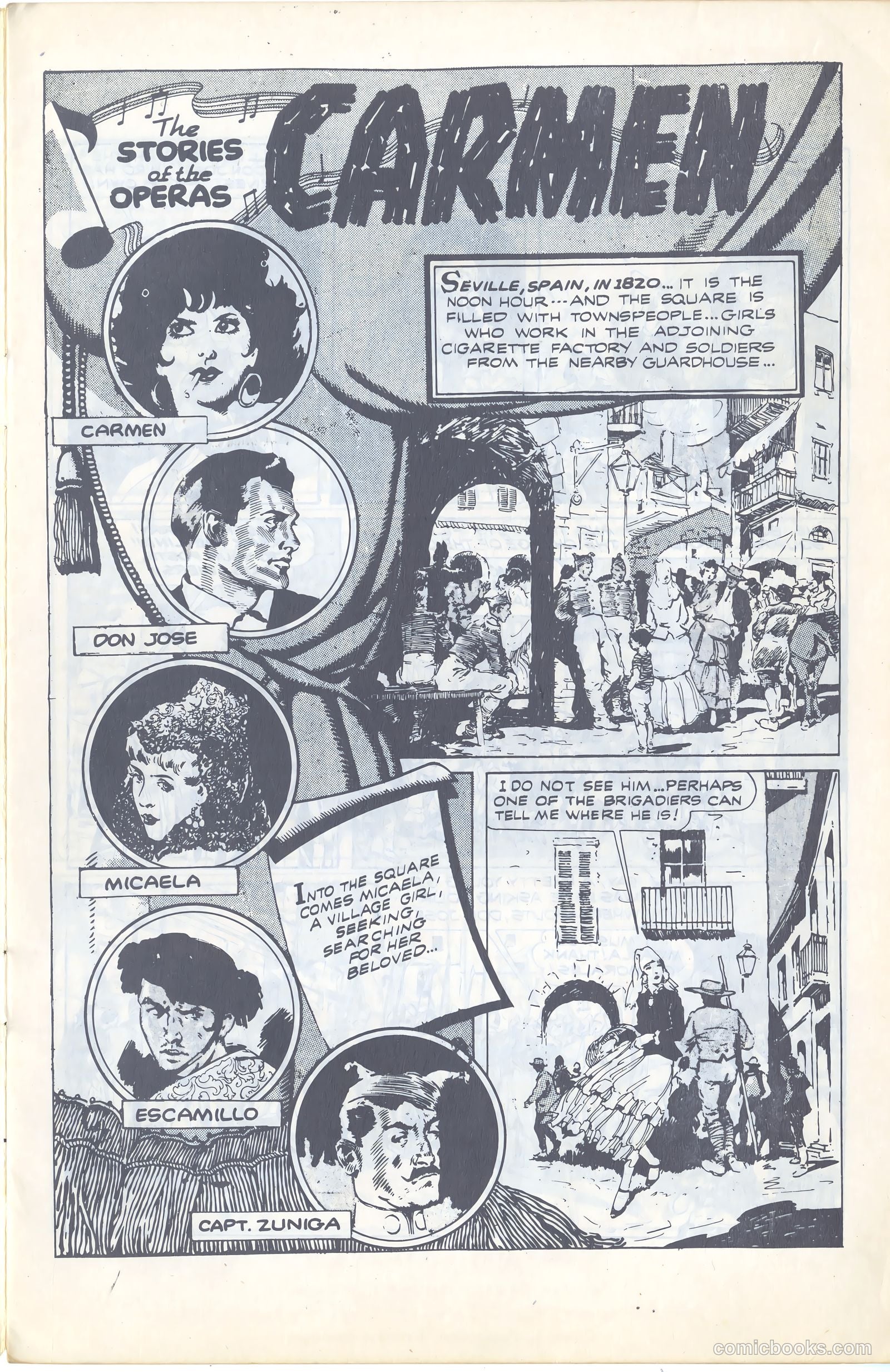 Illustrated Stories of the Operas: Carmen #1 (1943) — page 3 of 20