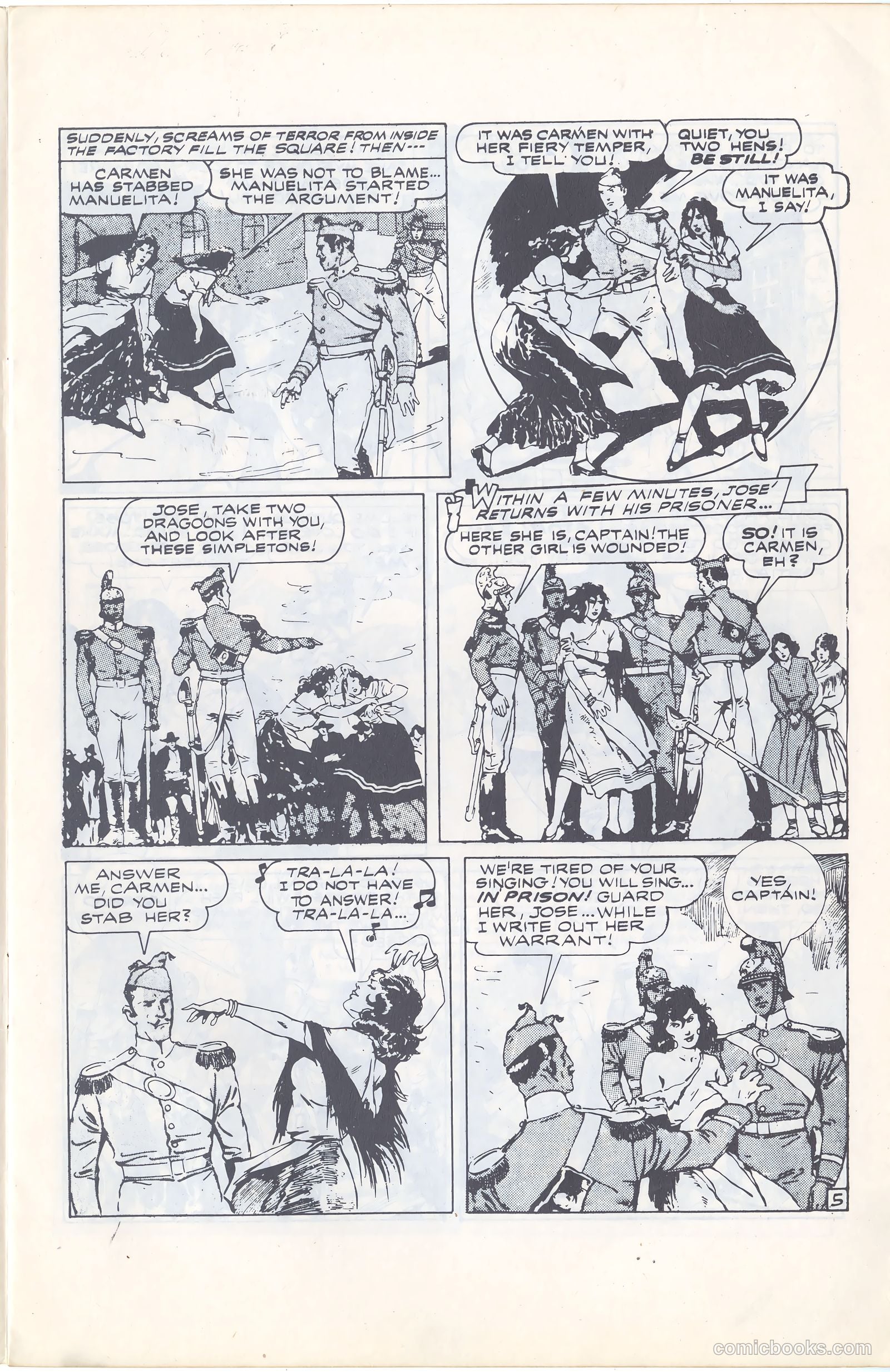 Illustrated Stories of the Operas: Carmen #1 (1943) — page 7 of 20