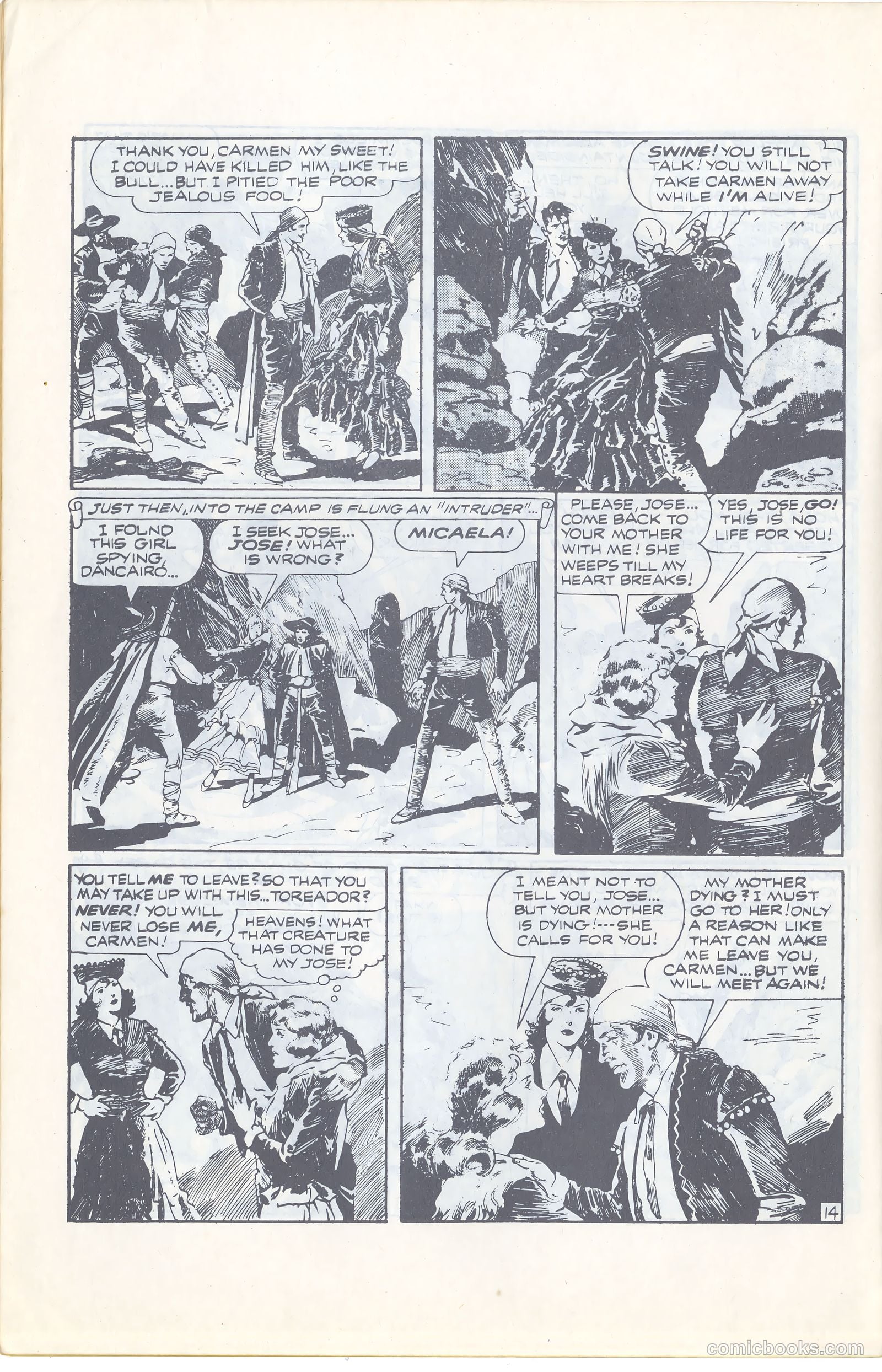 Illustrated Stories of the Operas: Carmen #1 (1943) — page 16 of 20